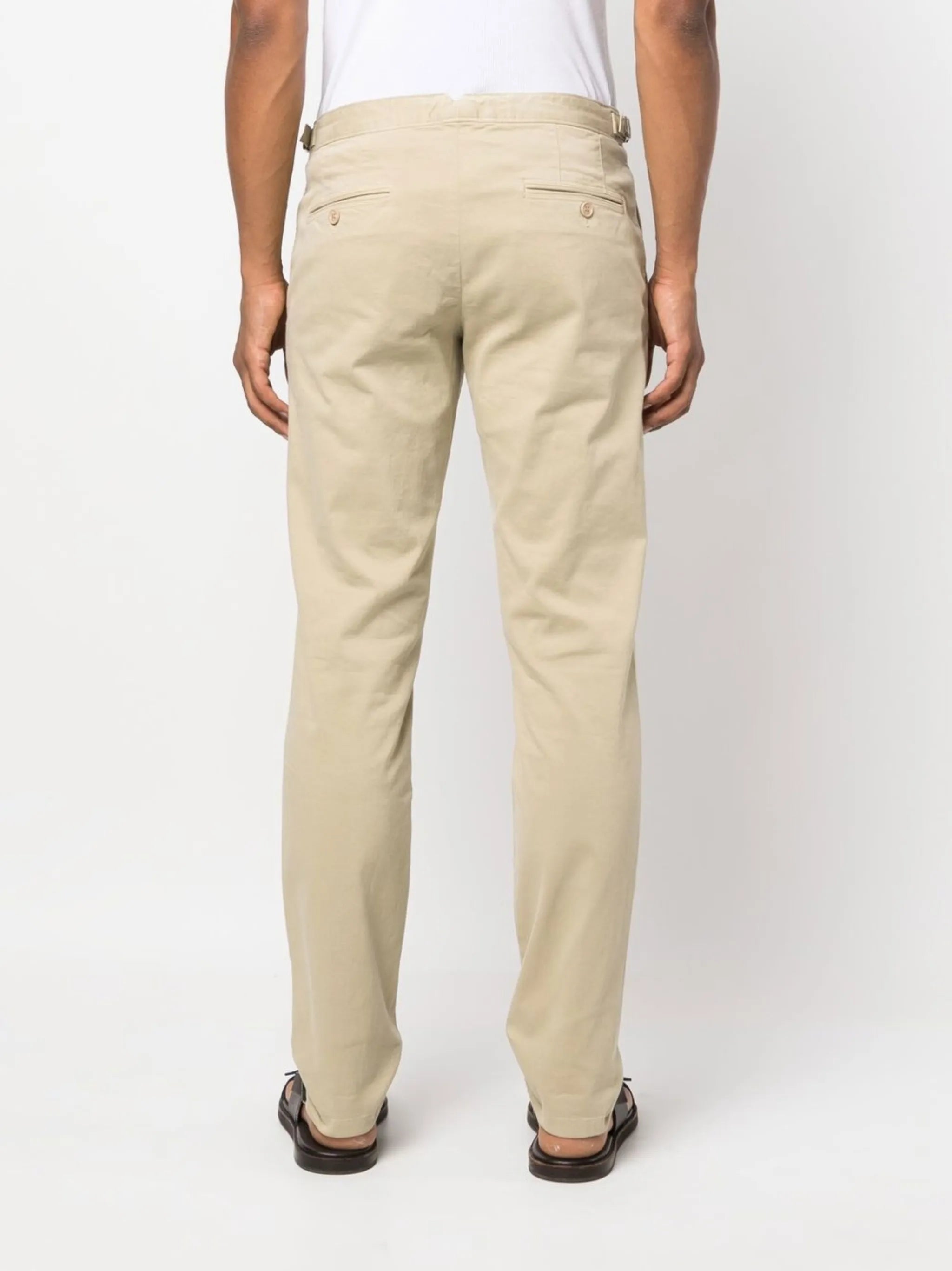 Fallon mid-rise straight-leg trousers