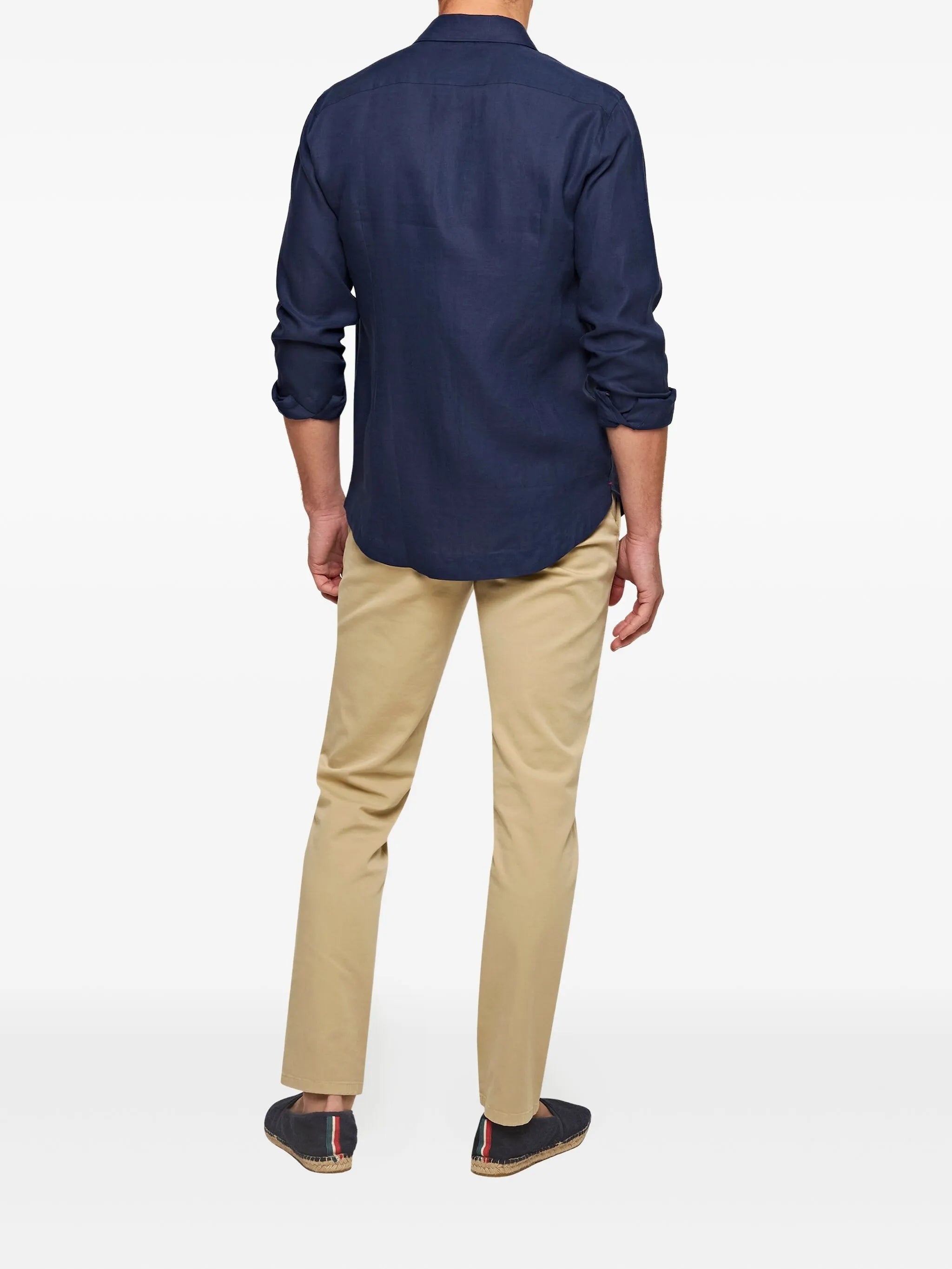Fallon mid-rise straight-leg trousers