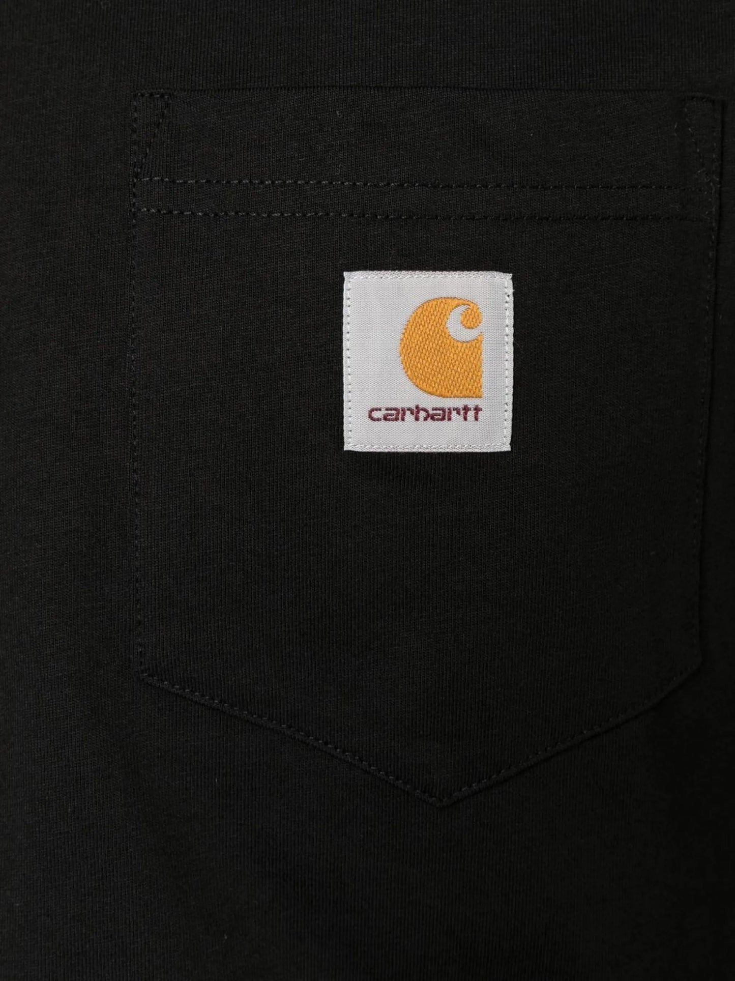 logo-patch pocket T-shirt
