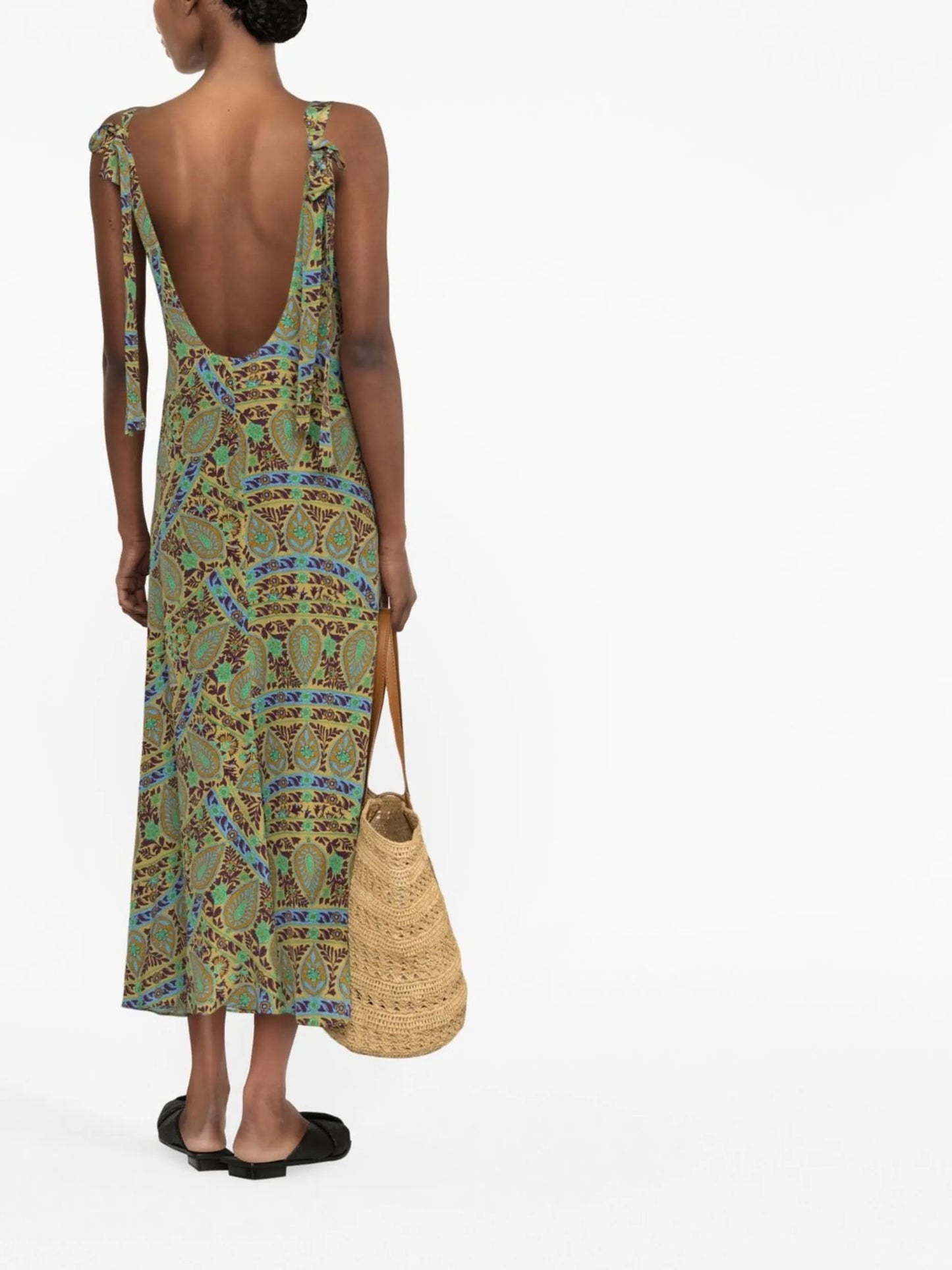 Celil scoop back dress