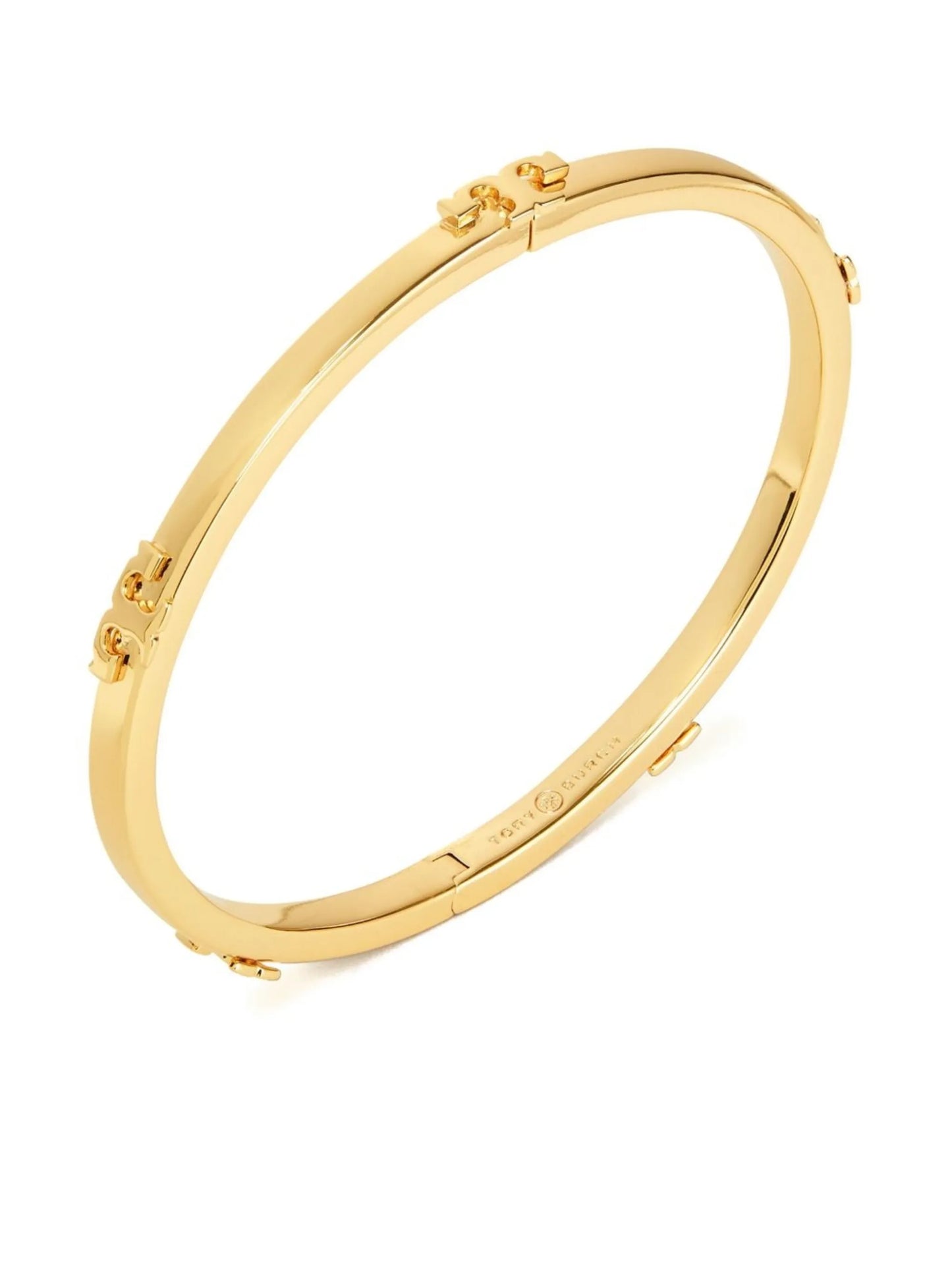 logo-plaque detail bangle