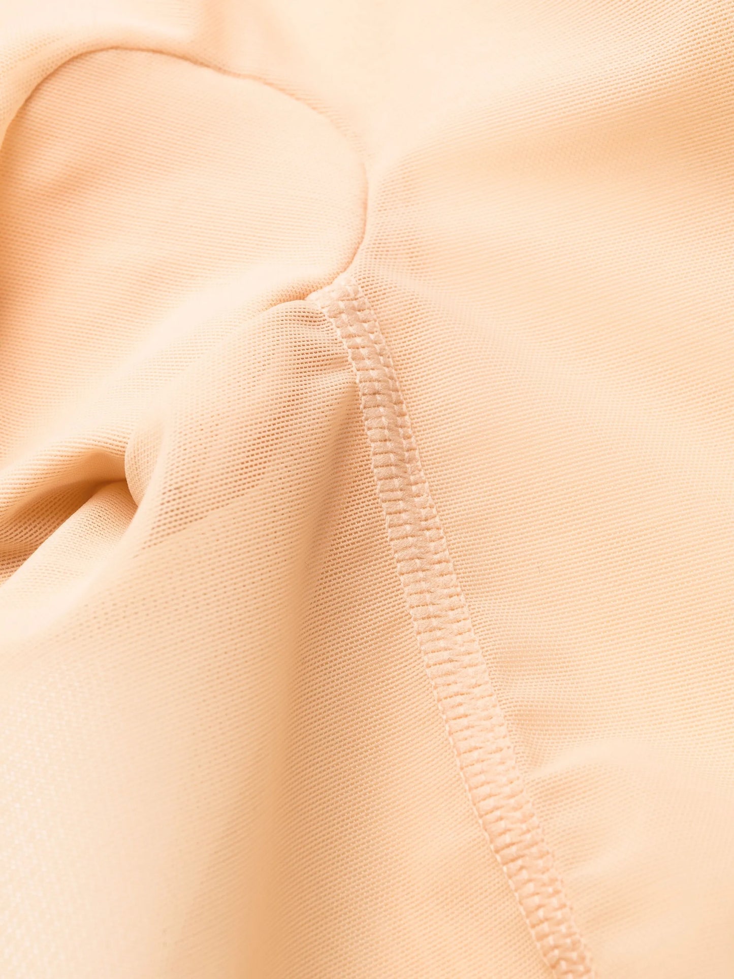 tulle-mesh sheer shorts