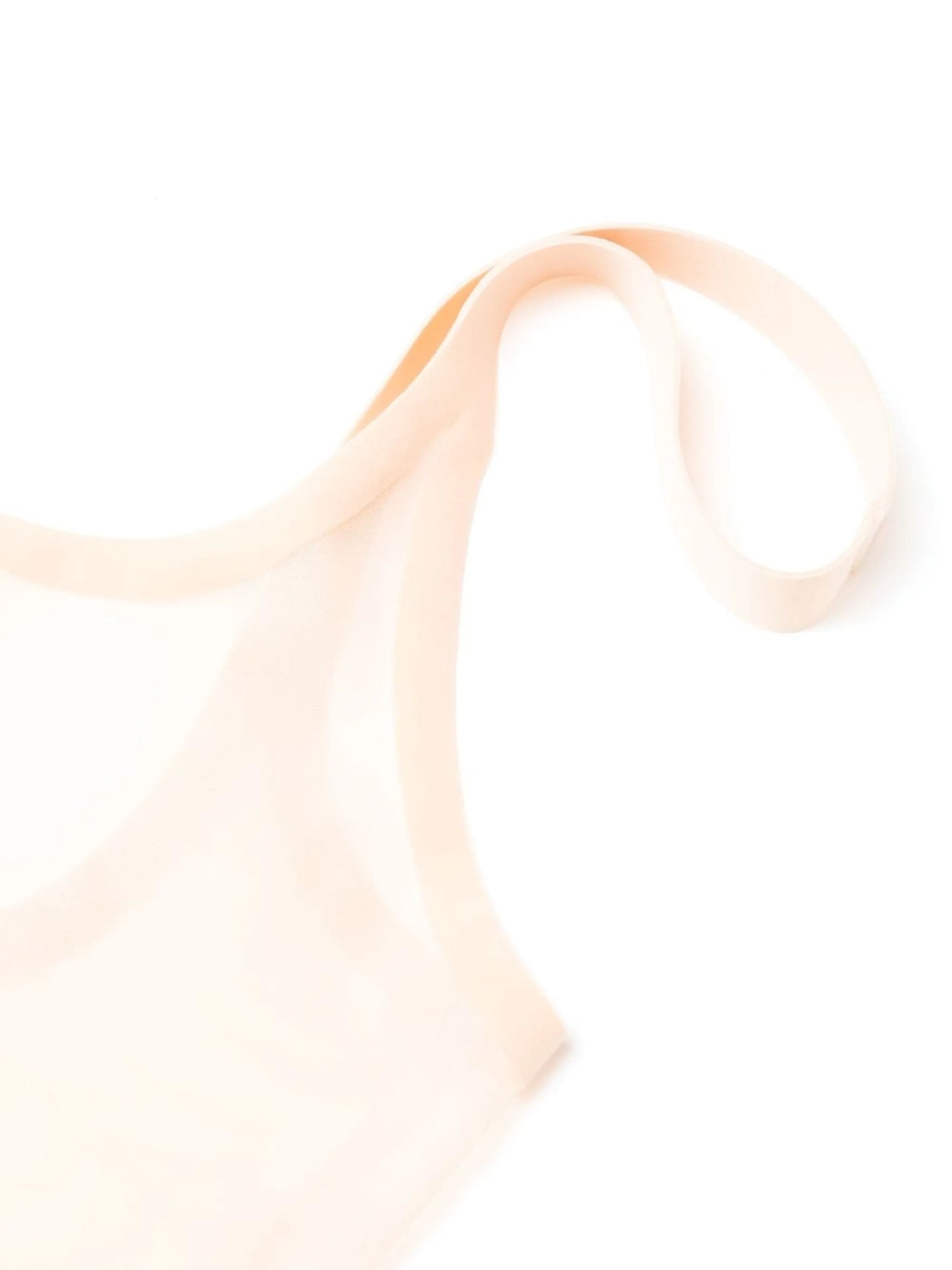 semi-sheer tulle bodysuit