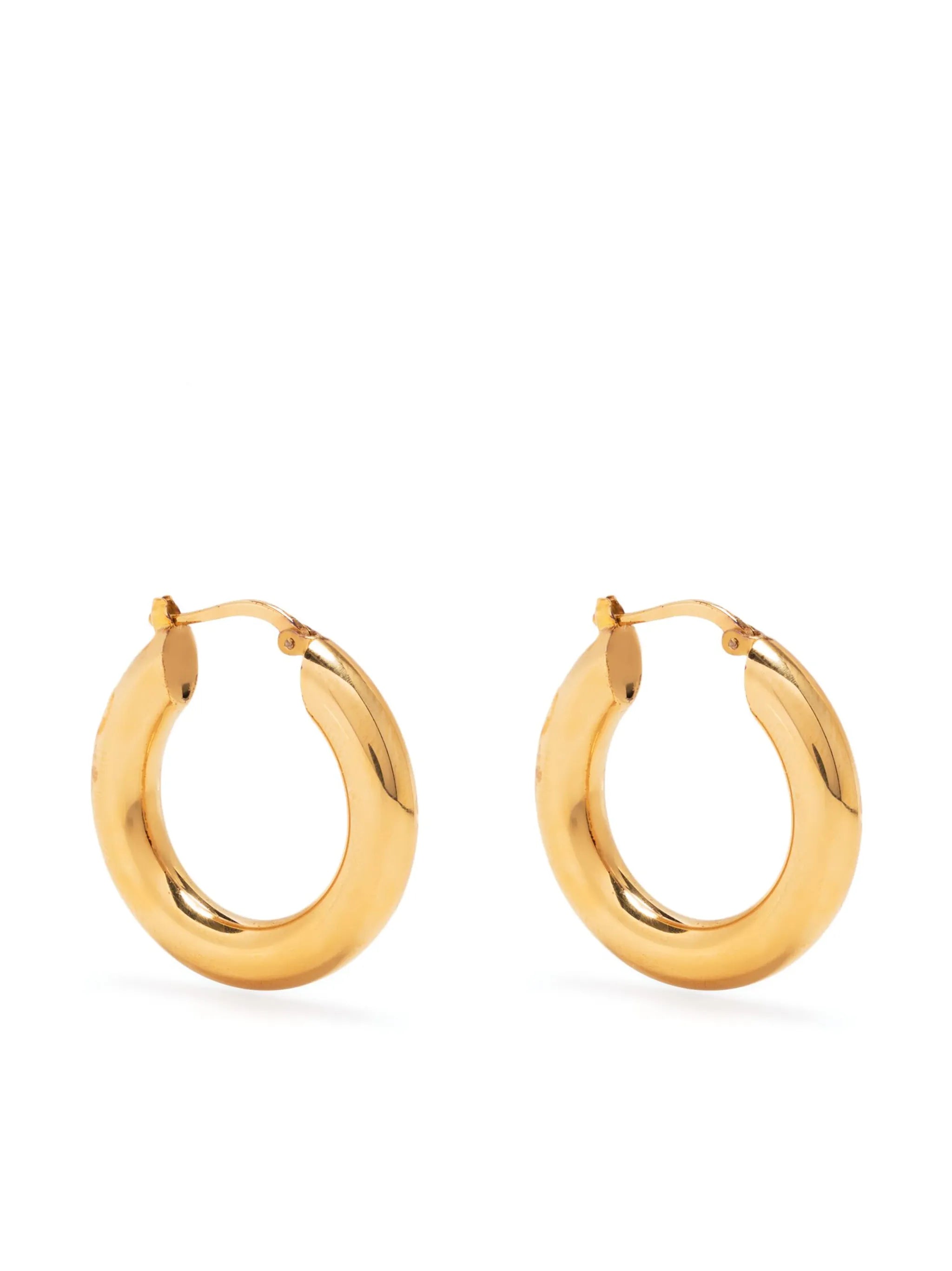 medium hoop earrings