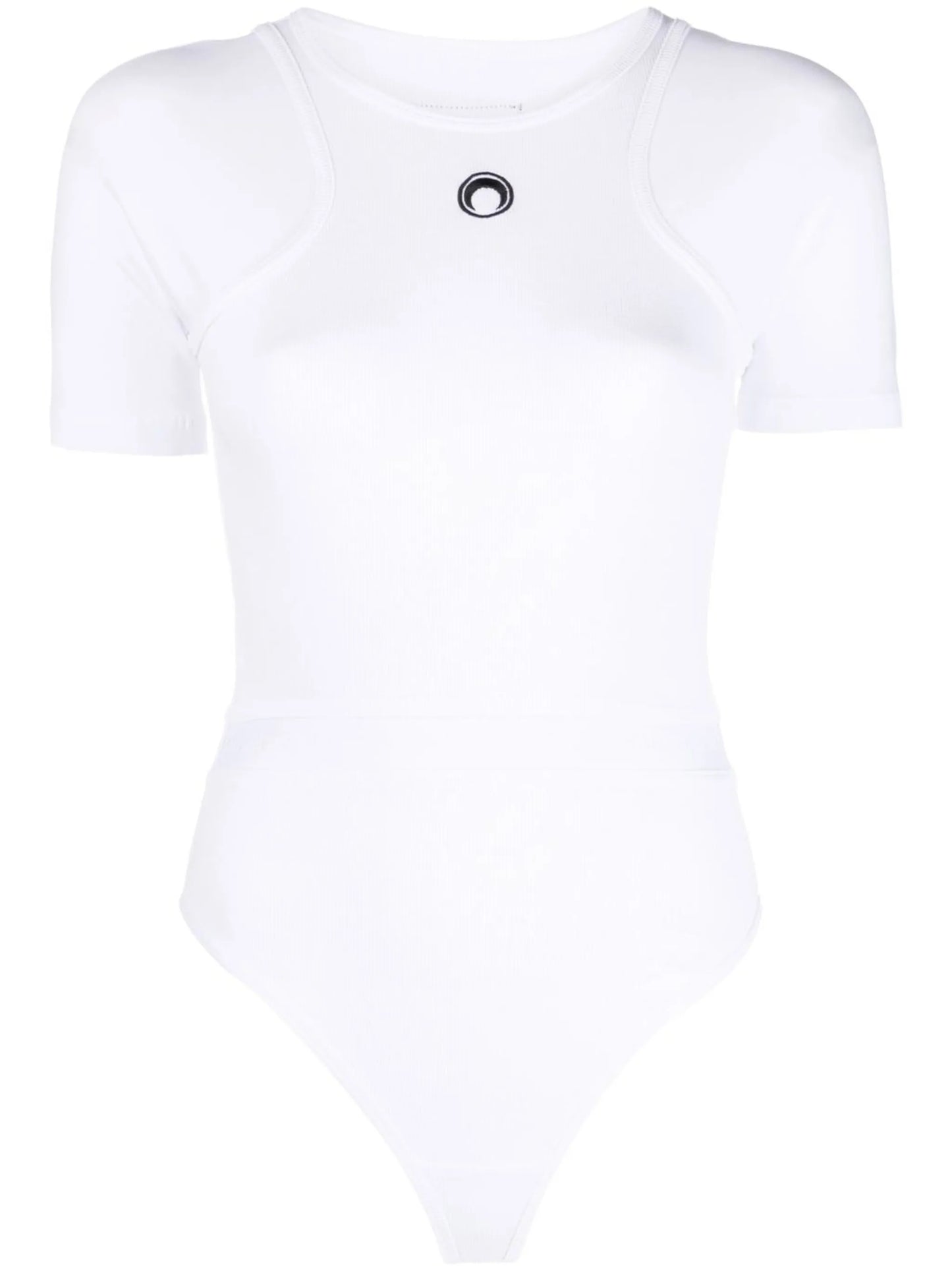 logo-print organic-cotton bodysuit