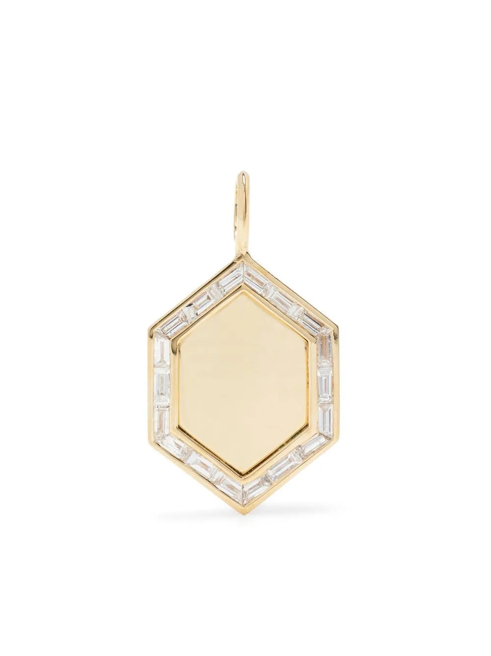 18kt yellow gold diamond charm