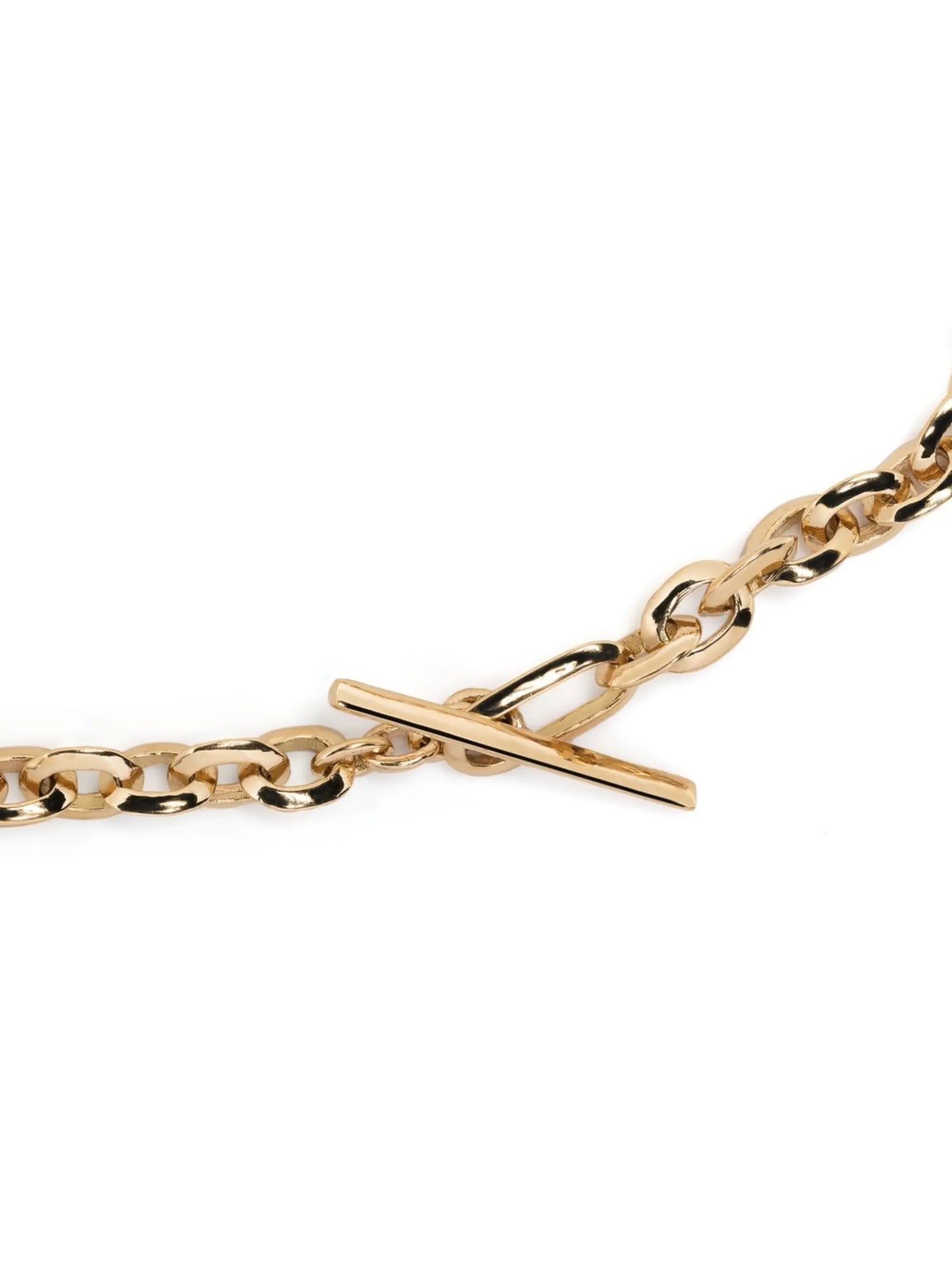 18kt yellow gold XS Knife Edge diamond bracelet