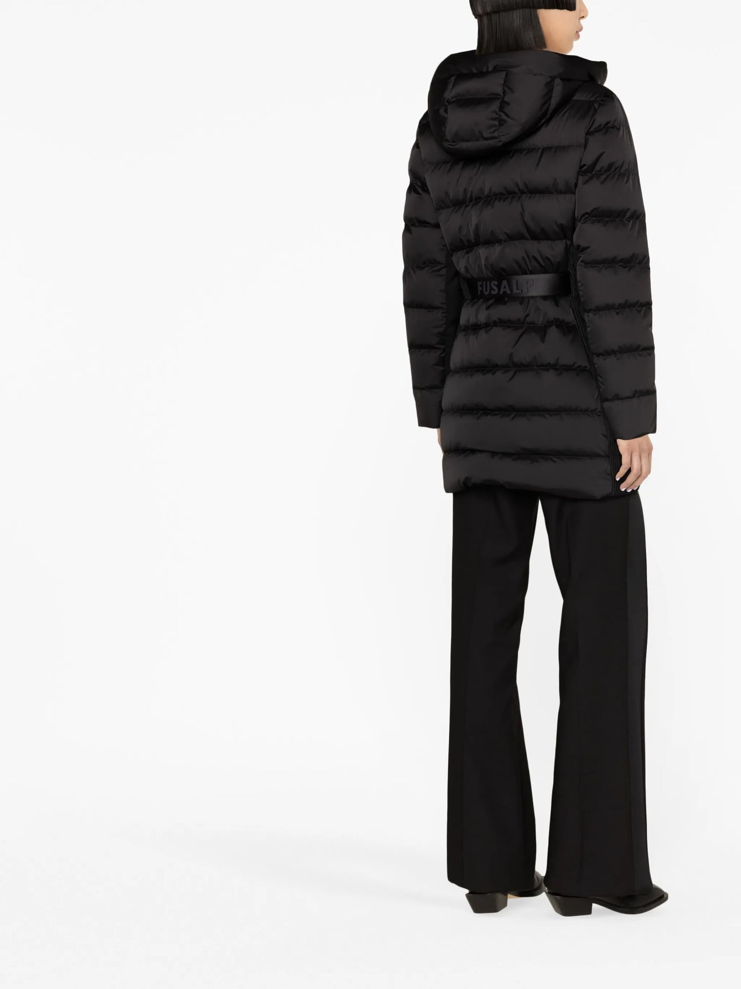 Rejina belted ski jacket