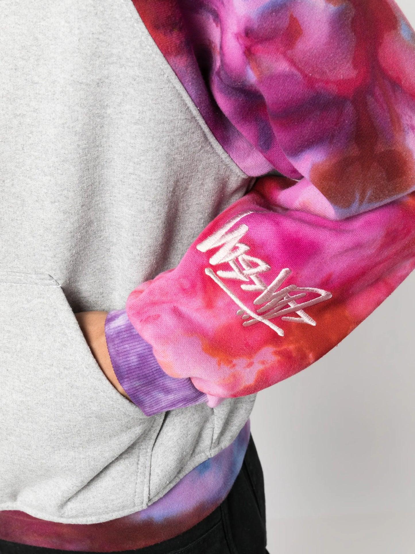 x Peter Simmonds panelled cotton hoodie