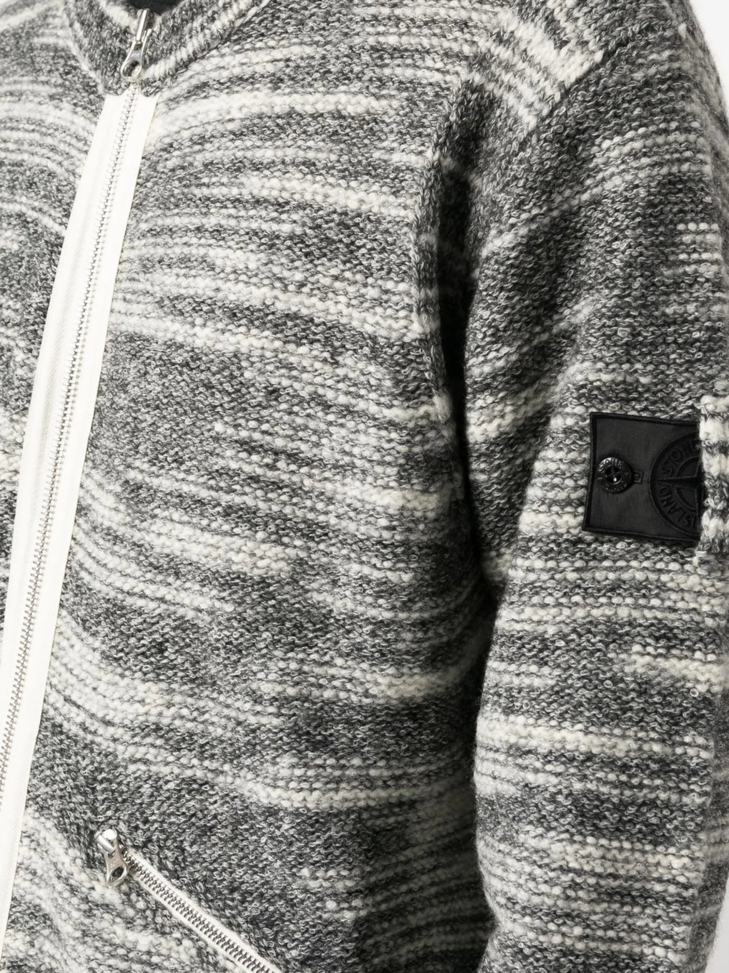 logo-patch crew-neck jumper