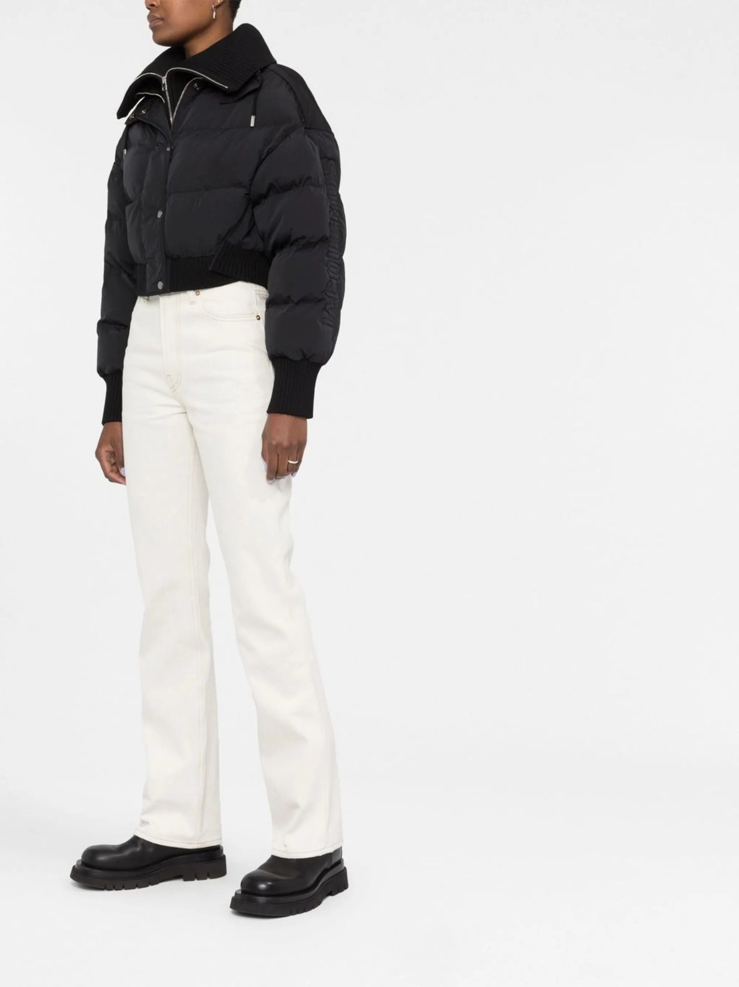 Briciola cropped puffer jacket