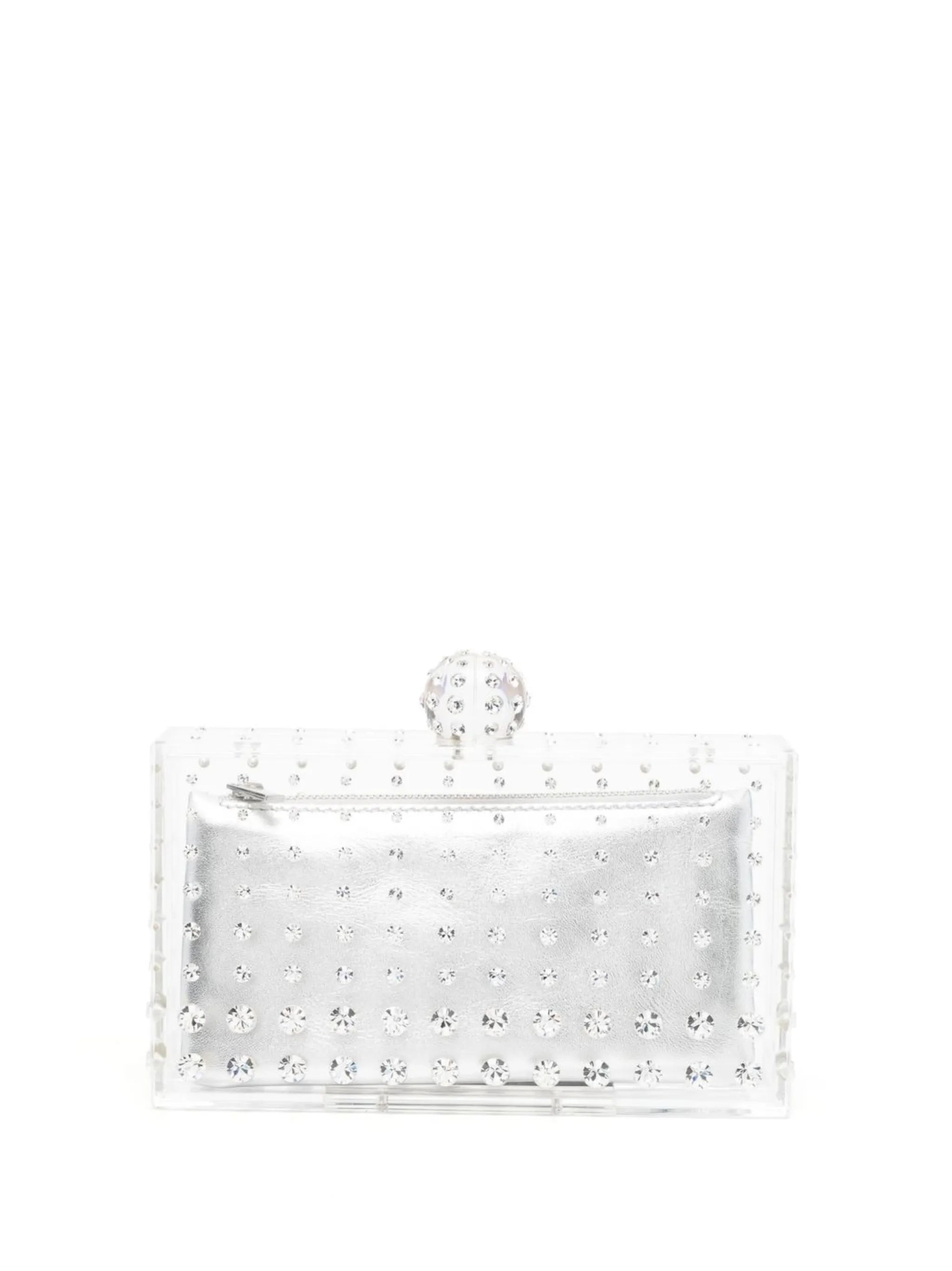 Tequila rhinestone-embellished clutch bag