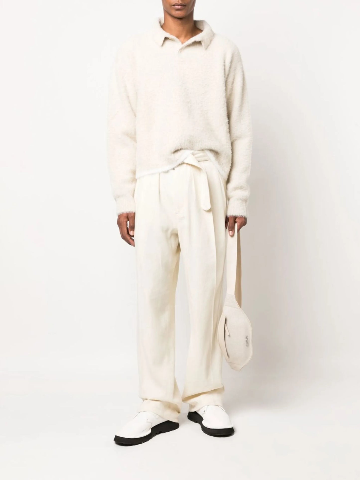 Le Polo Neve knitted polo shirt