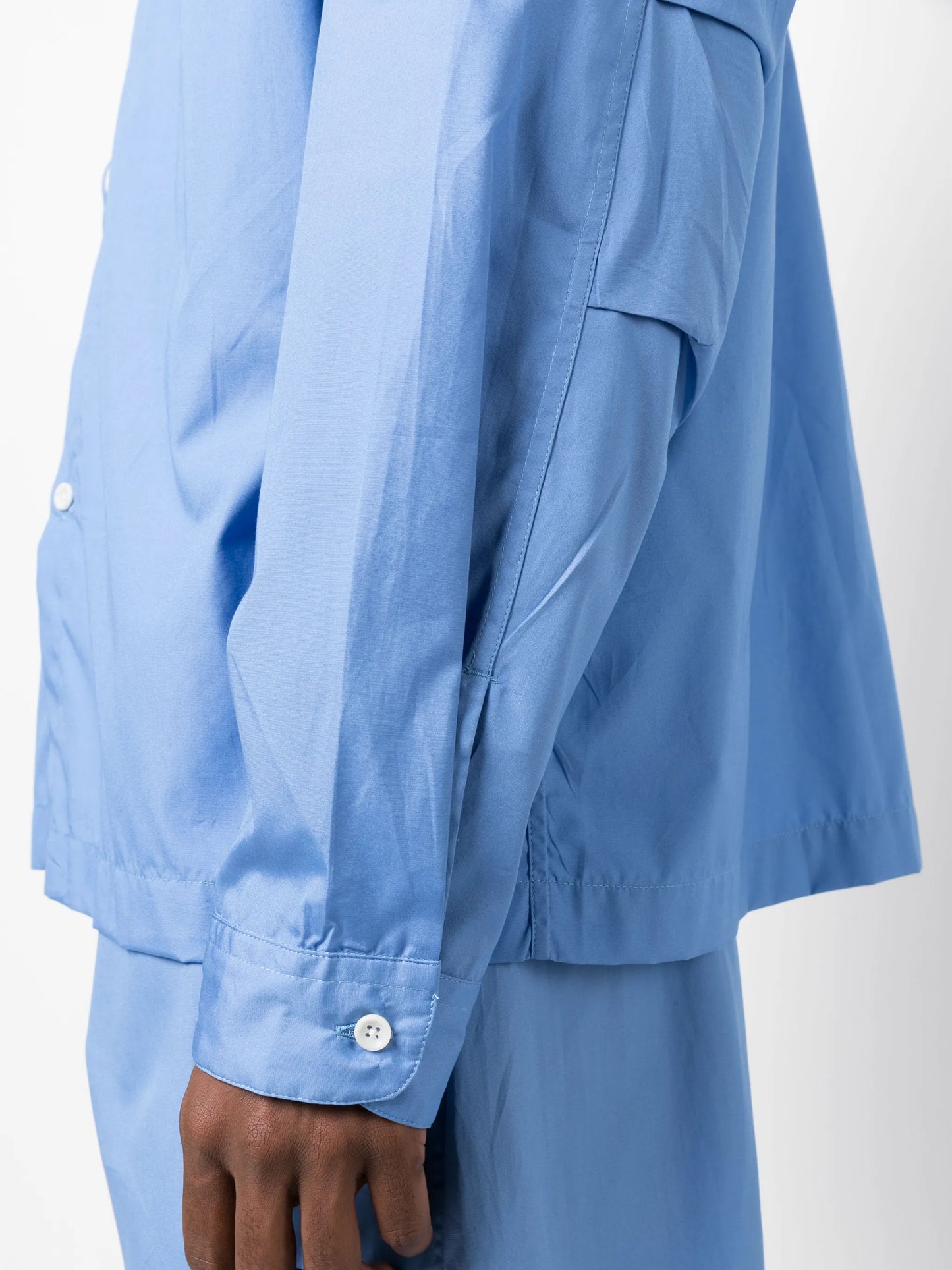 classic-collar cotton shirt