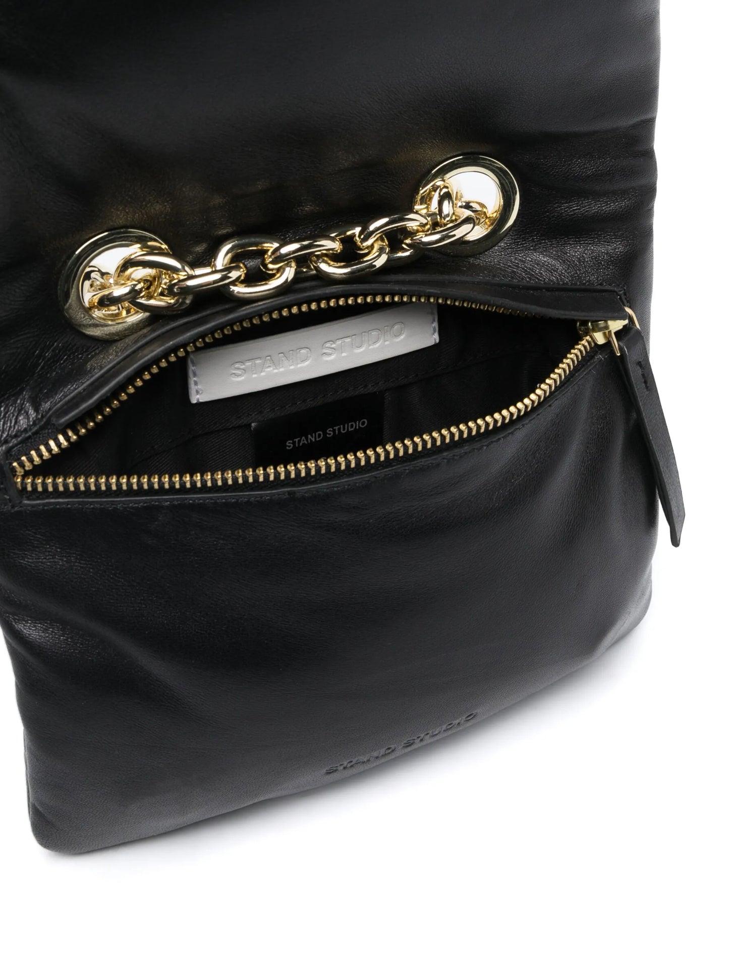 quilted leather shoulder bag