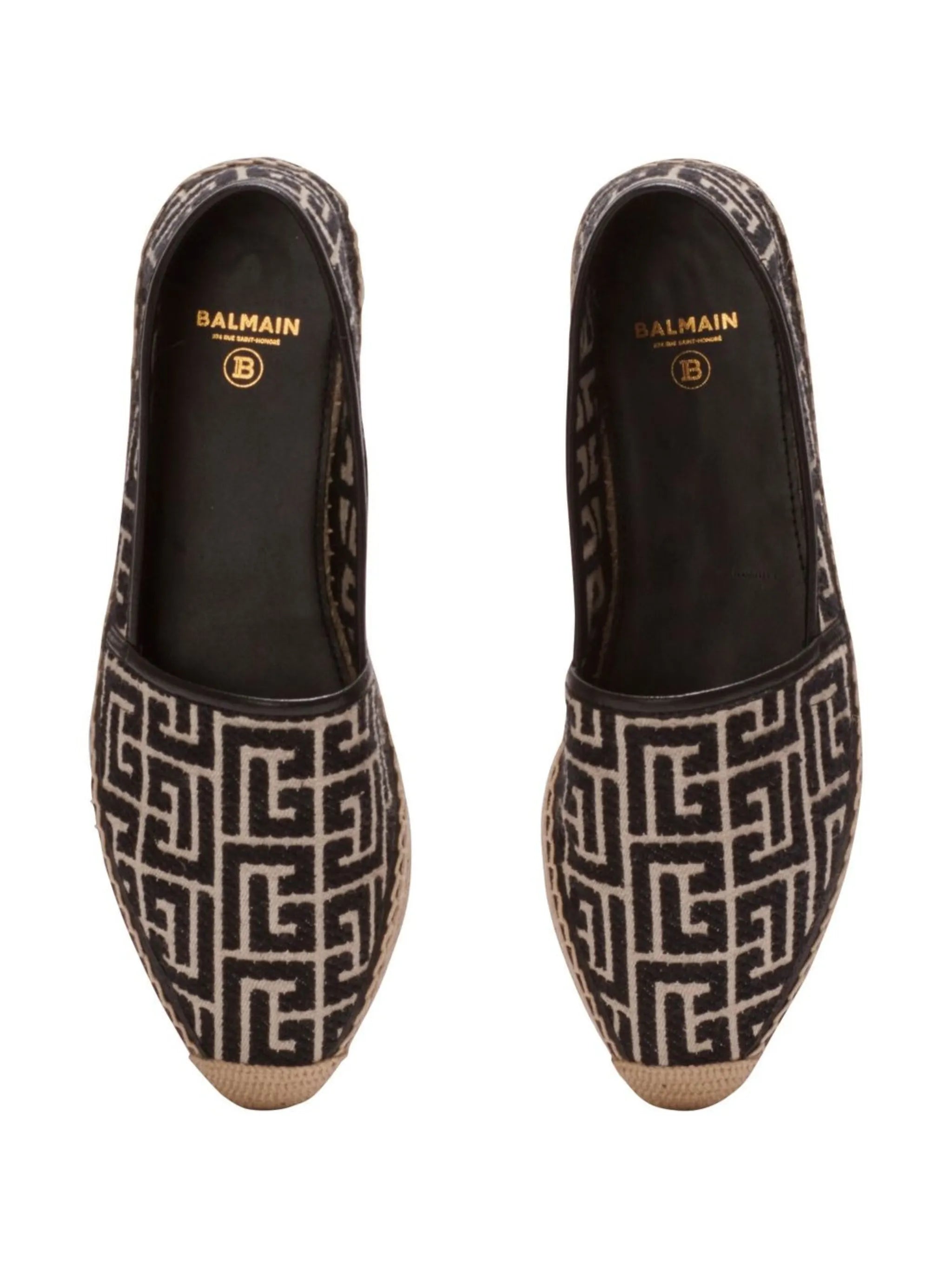 monogram platform espadrilles