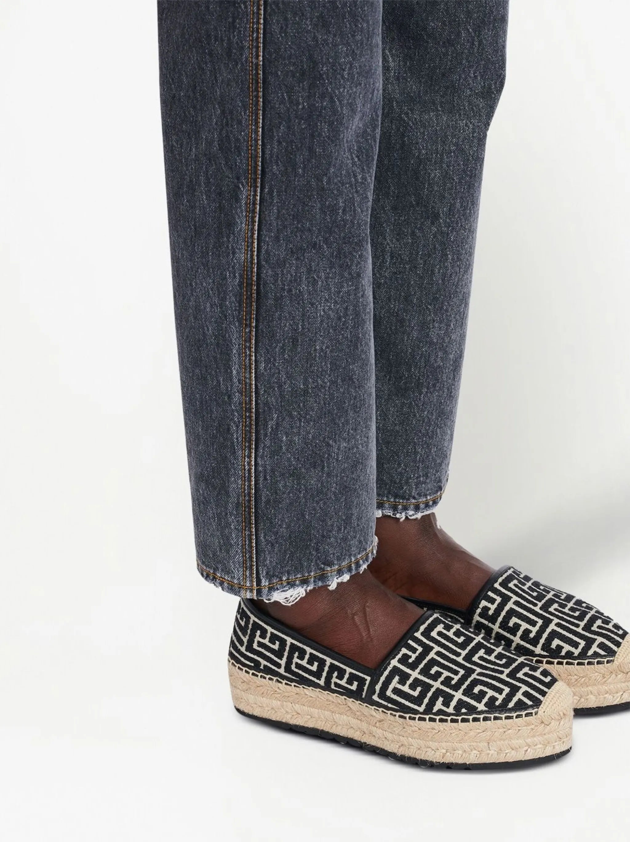 monogram platform espadrilles