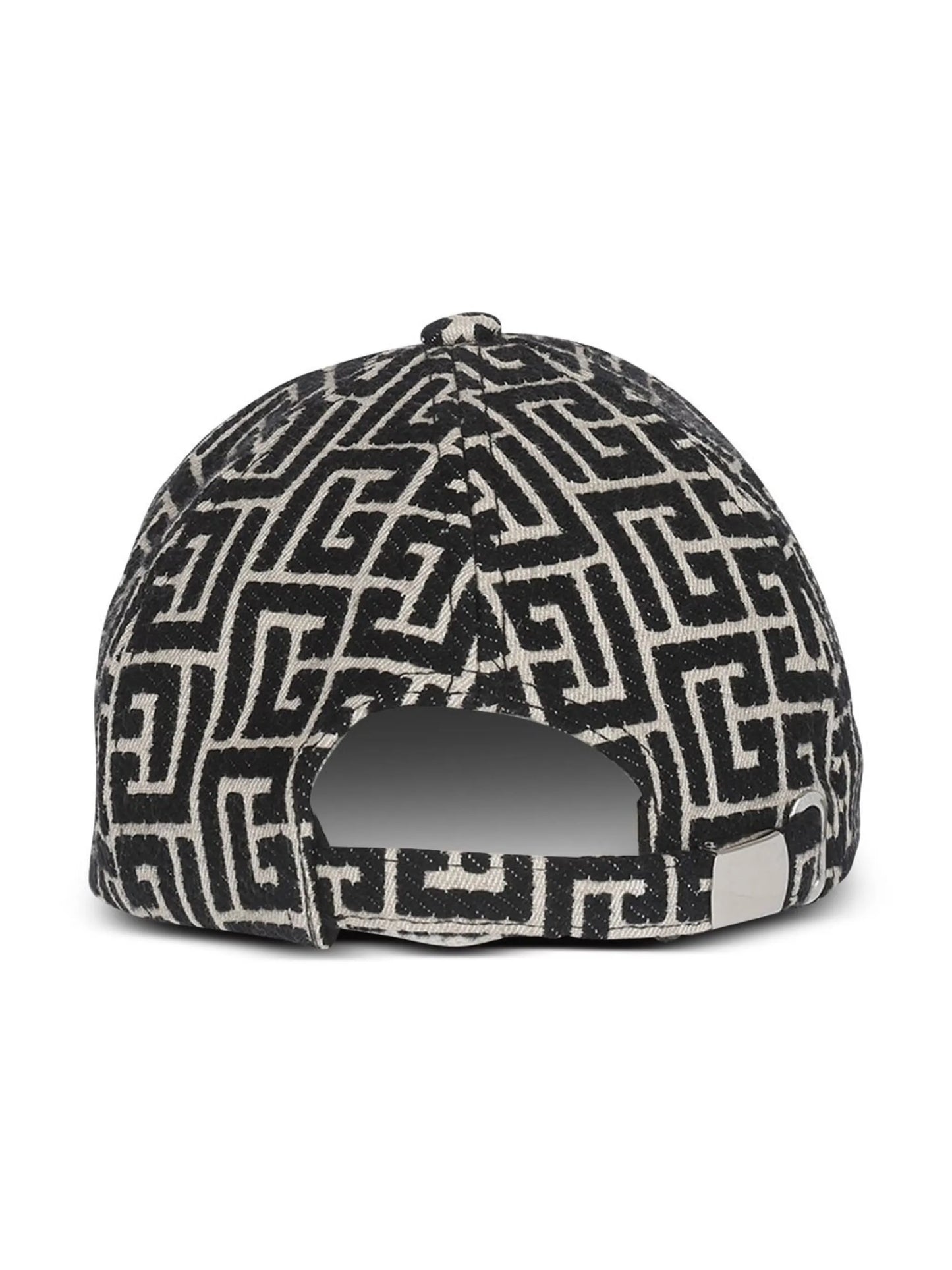 monogram-pattern baseball cap