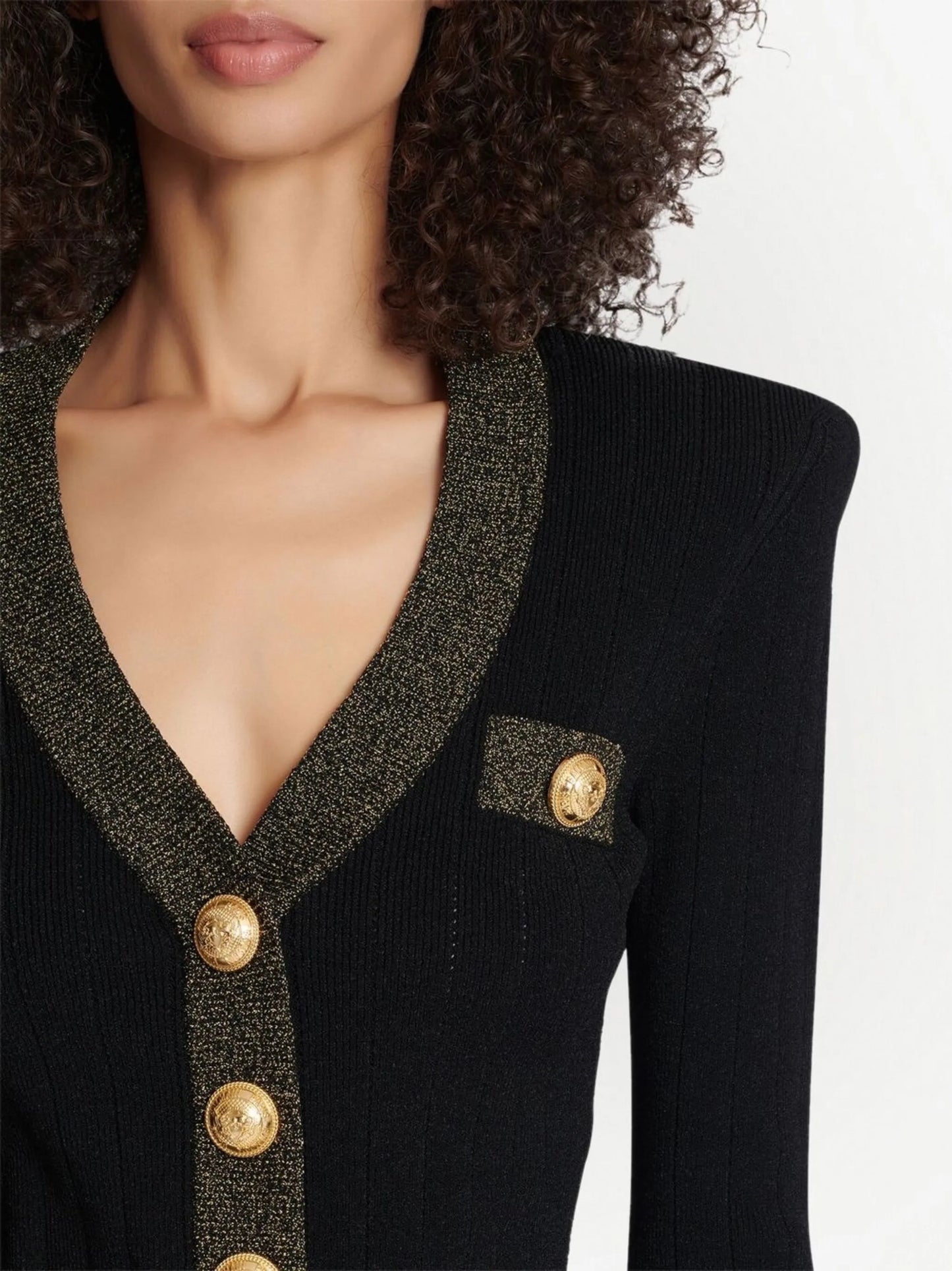 button-front knitted cardigan
