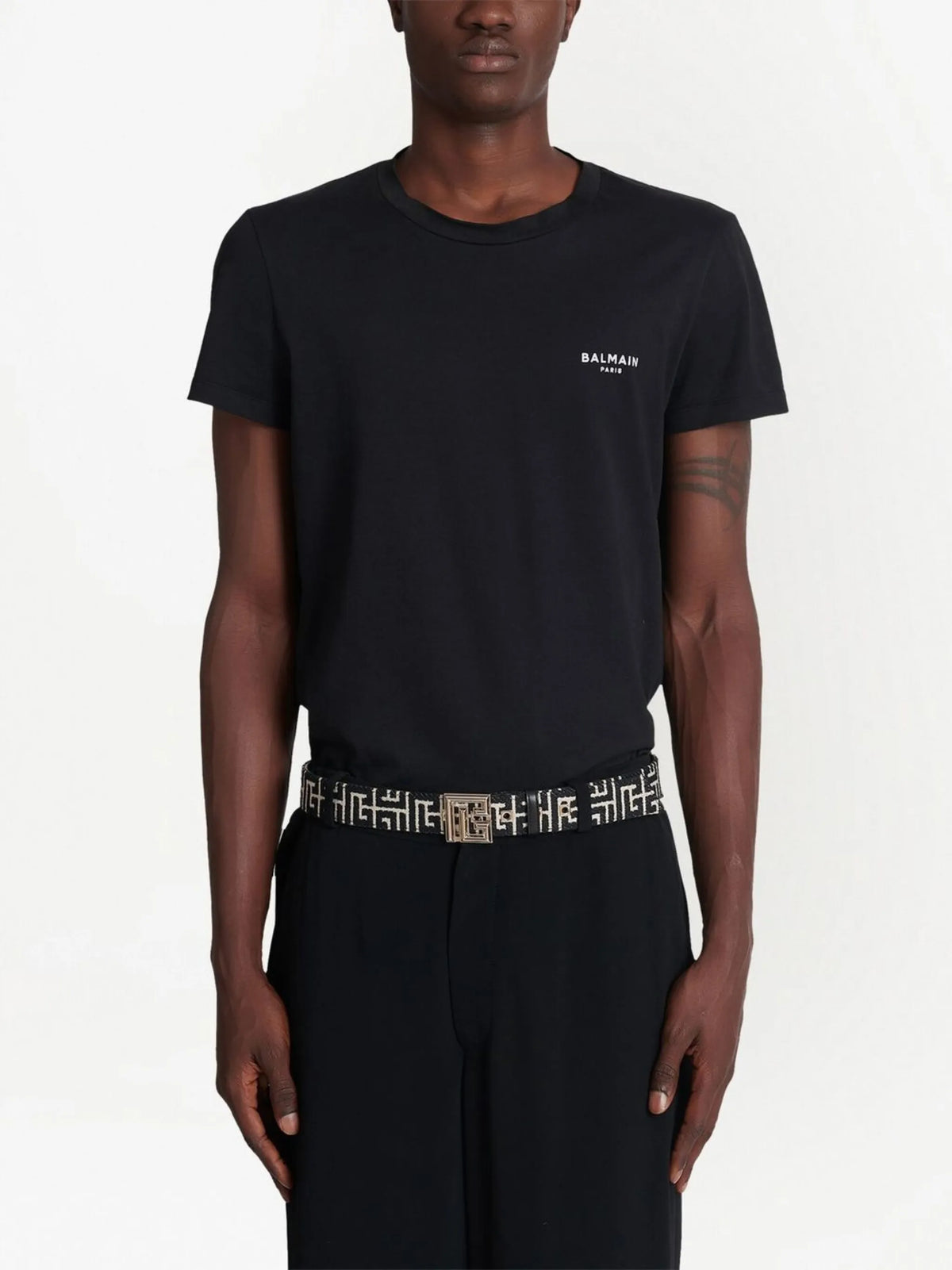 PB monogram jacquard belt