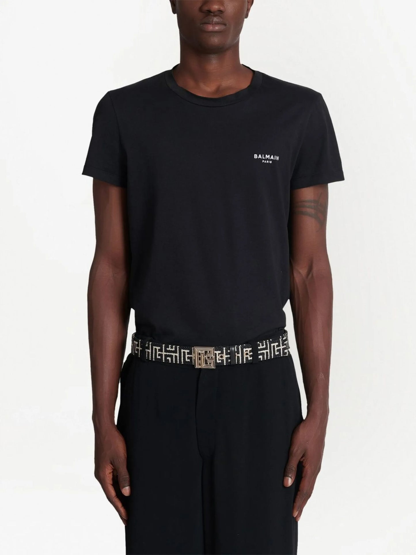PB monogram jacquard belt