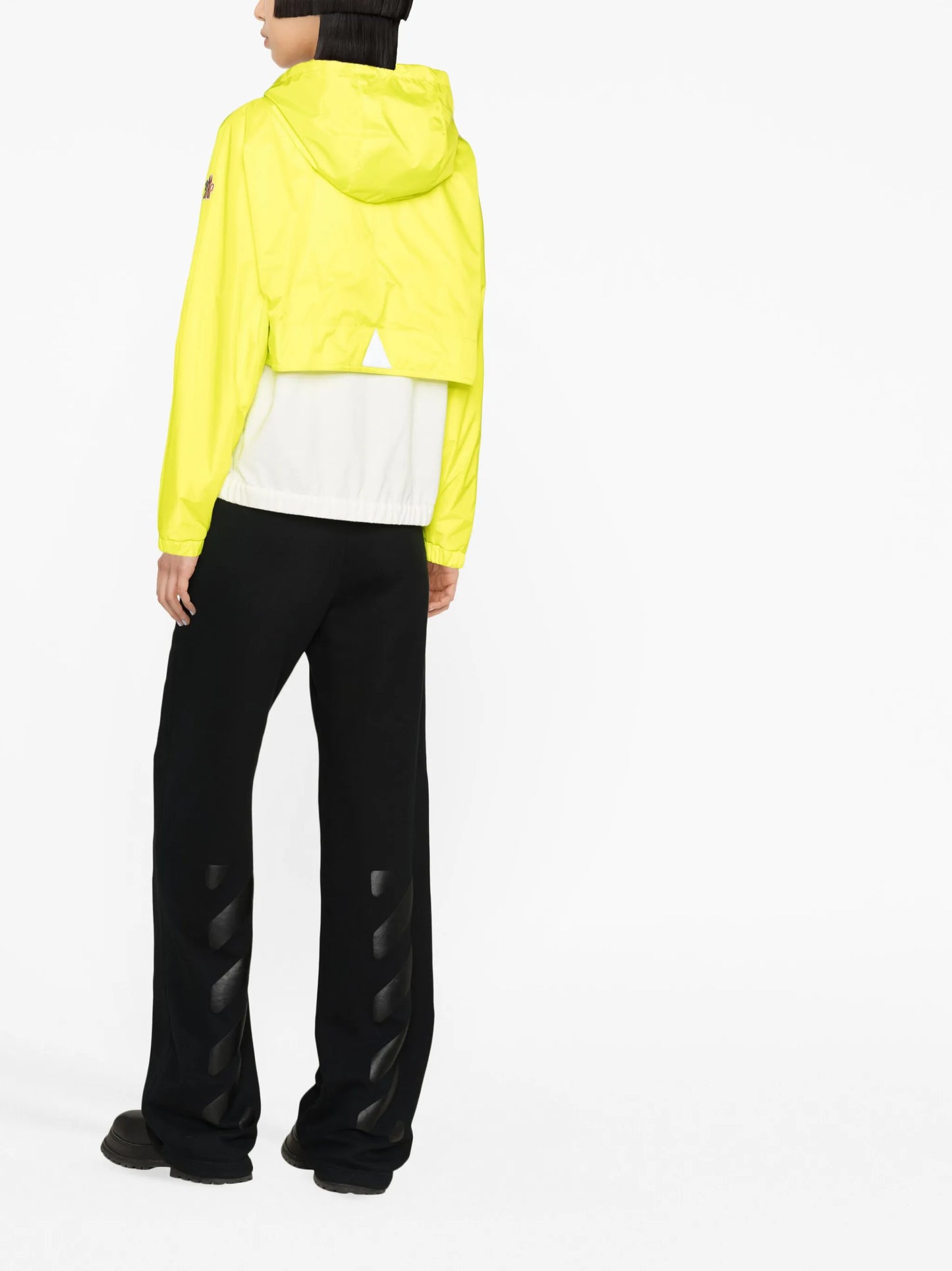 Day-namic colour-block hooded jacket