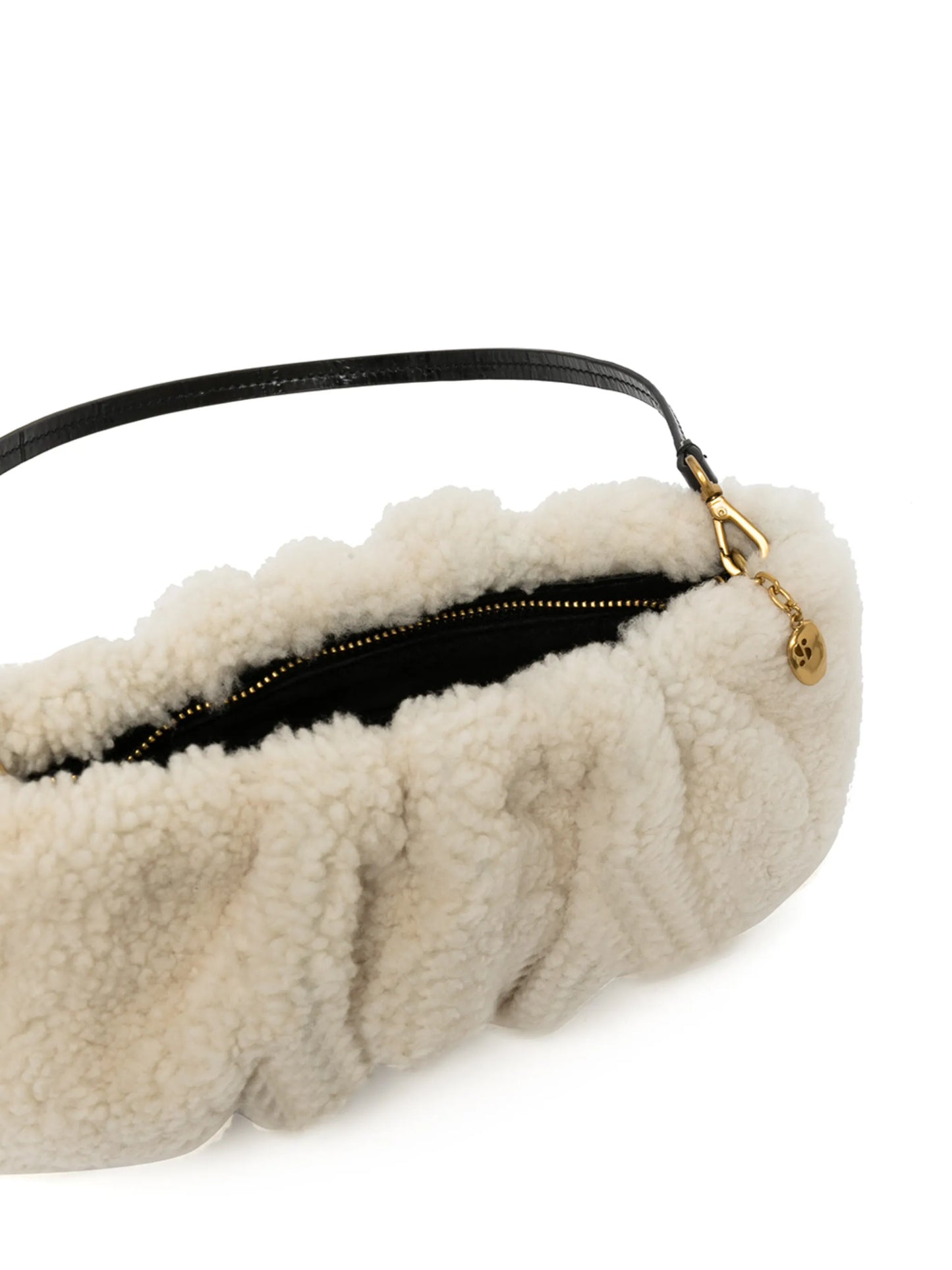 Bean shearling bag