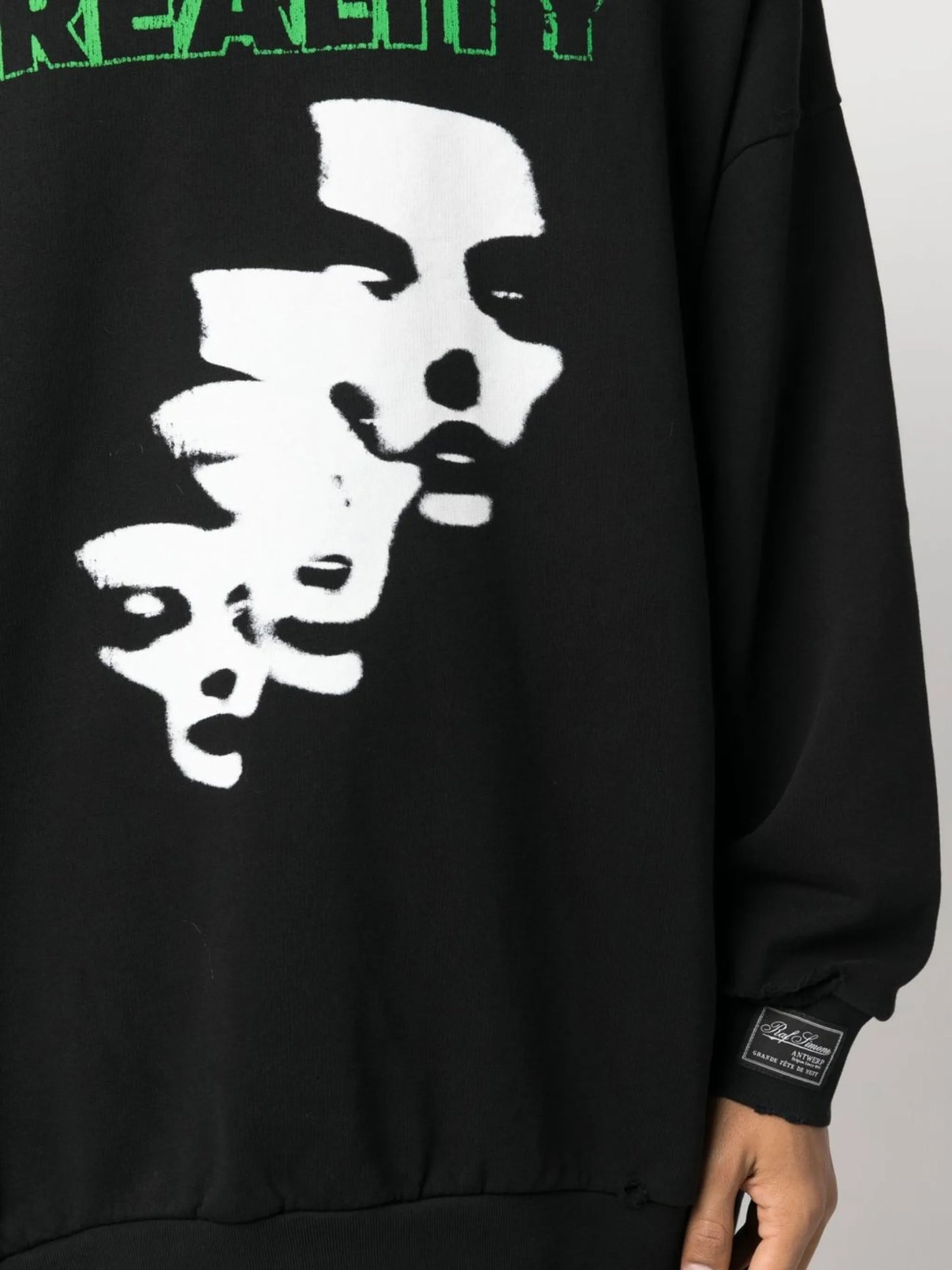 Altered Reality print crew neck sweatshirt