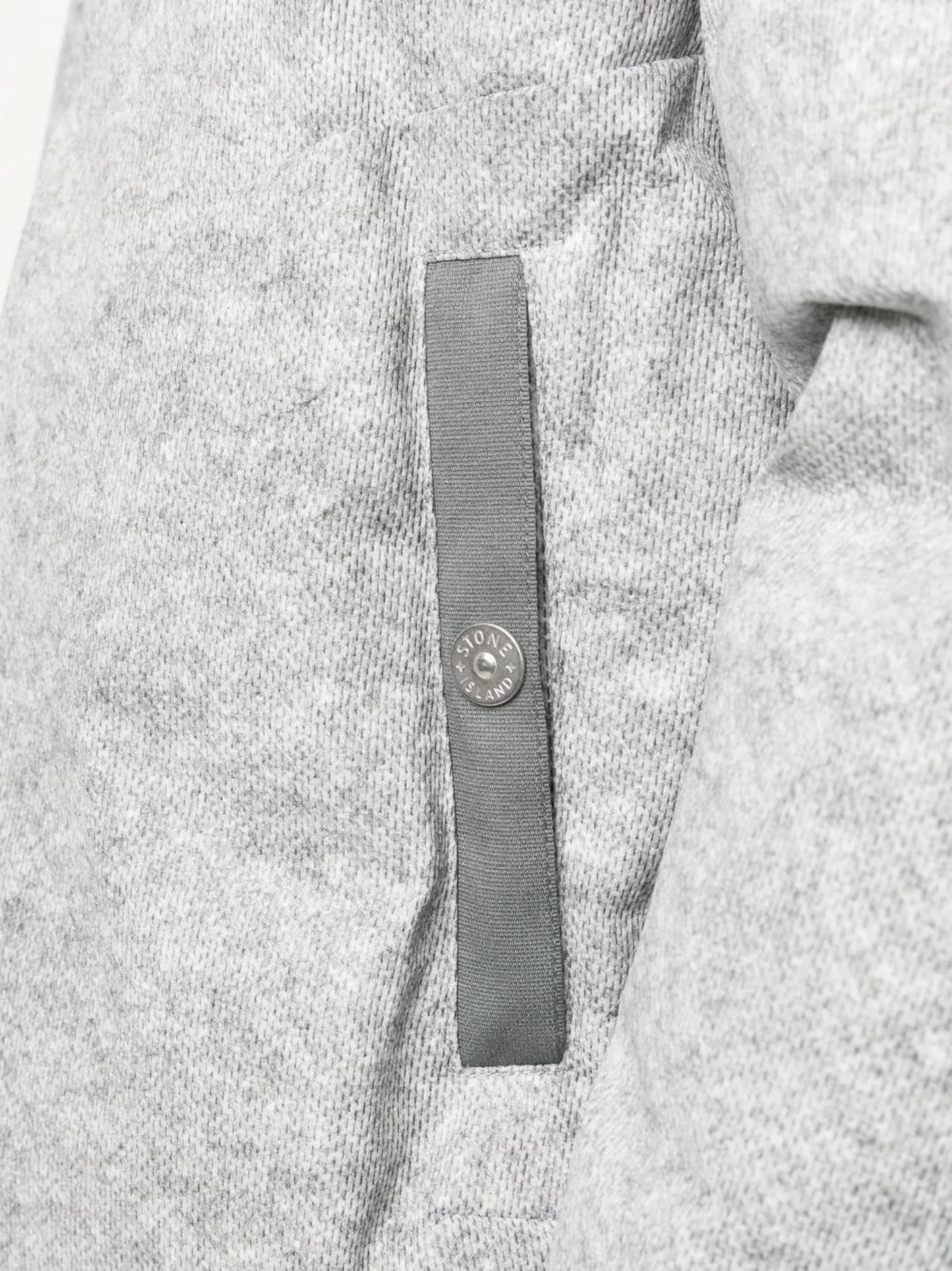 layered hooded zipped jacket