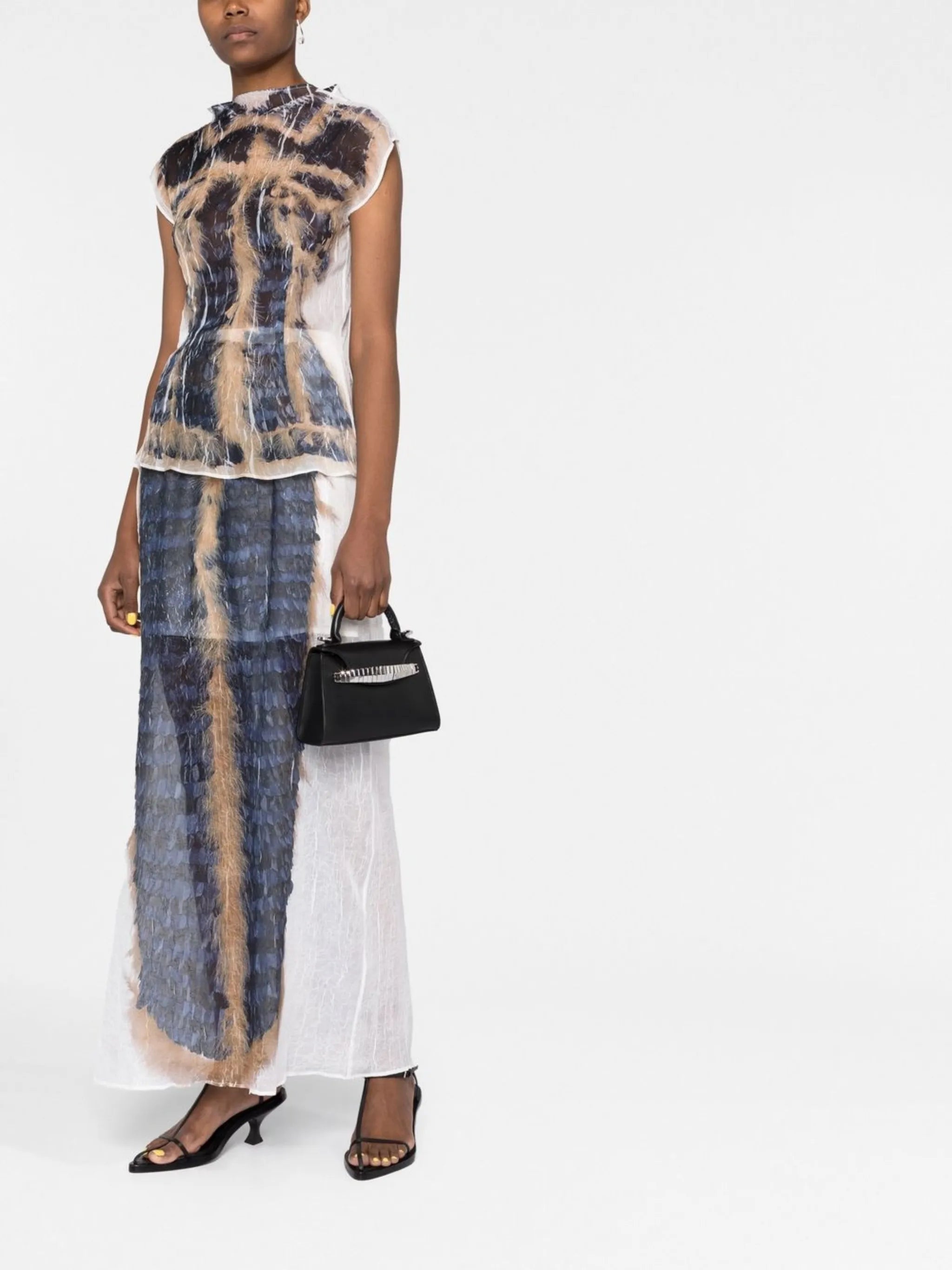 structured mini-cross body bag
