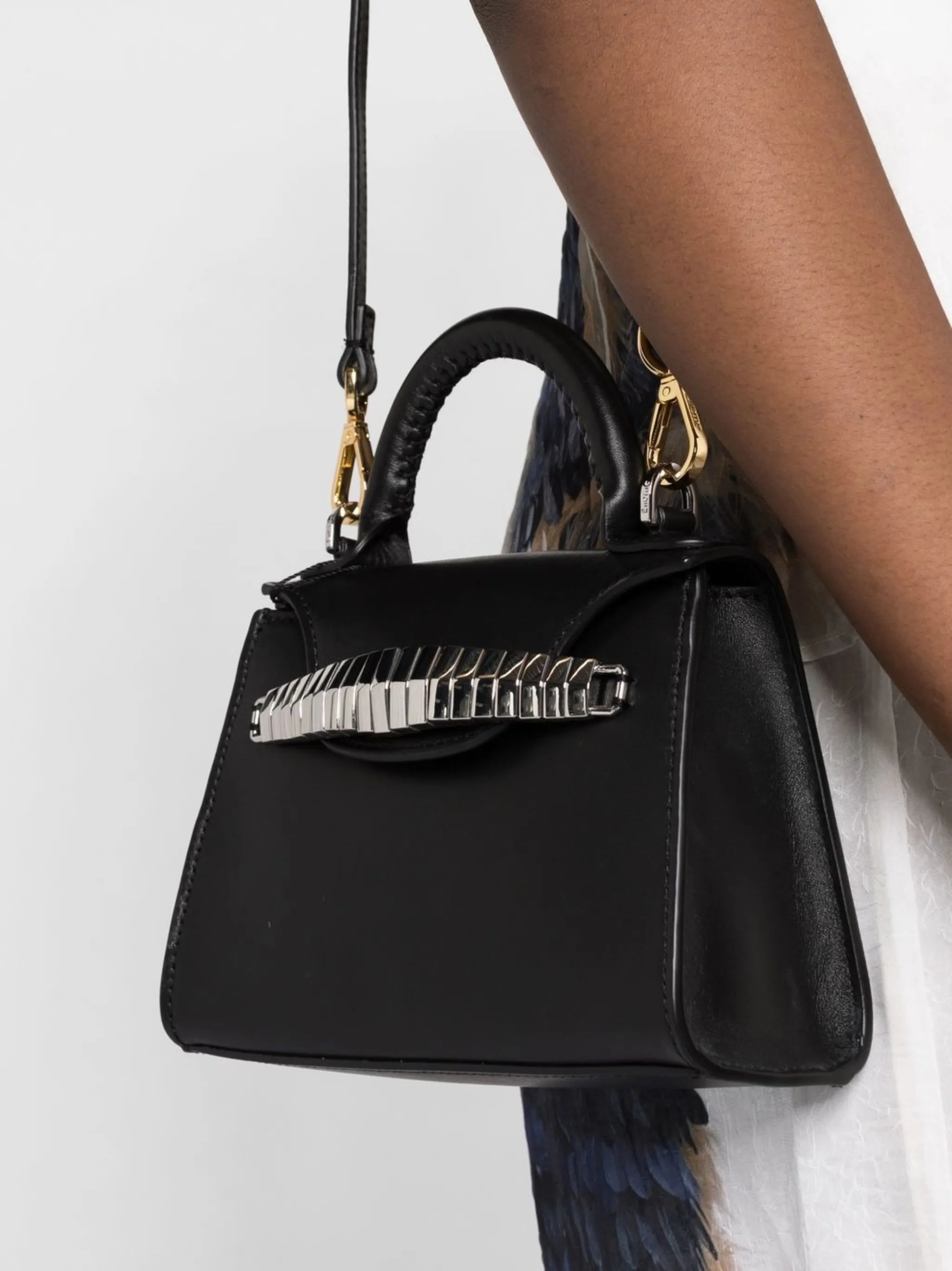 structured mini-cross body bag