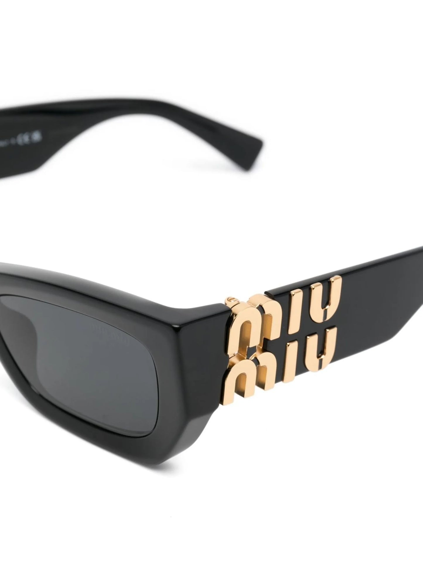 logo-plaque rectangular sunglasses