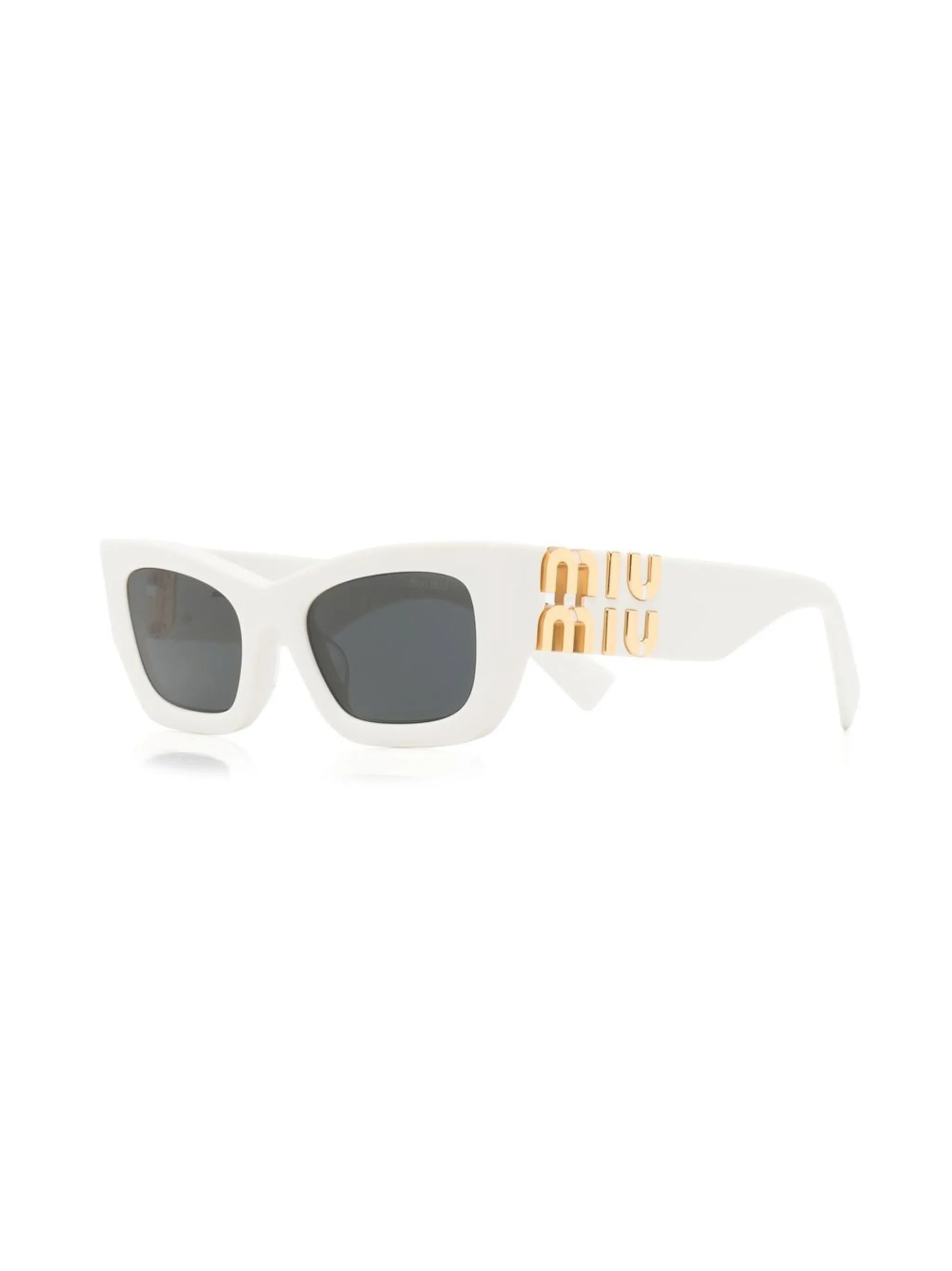 logo-plaque rectangular sunglasses