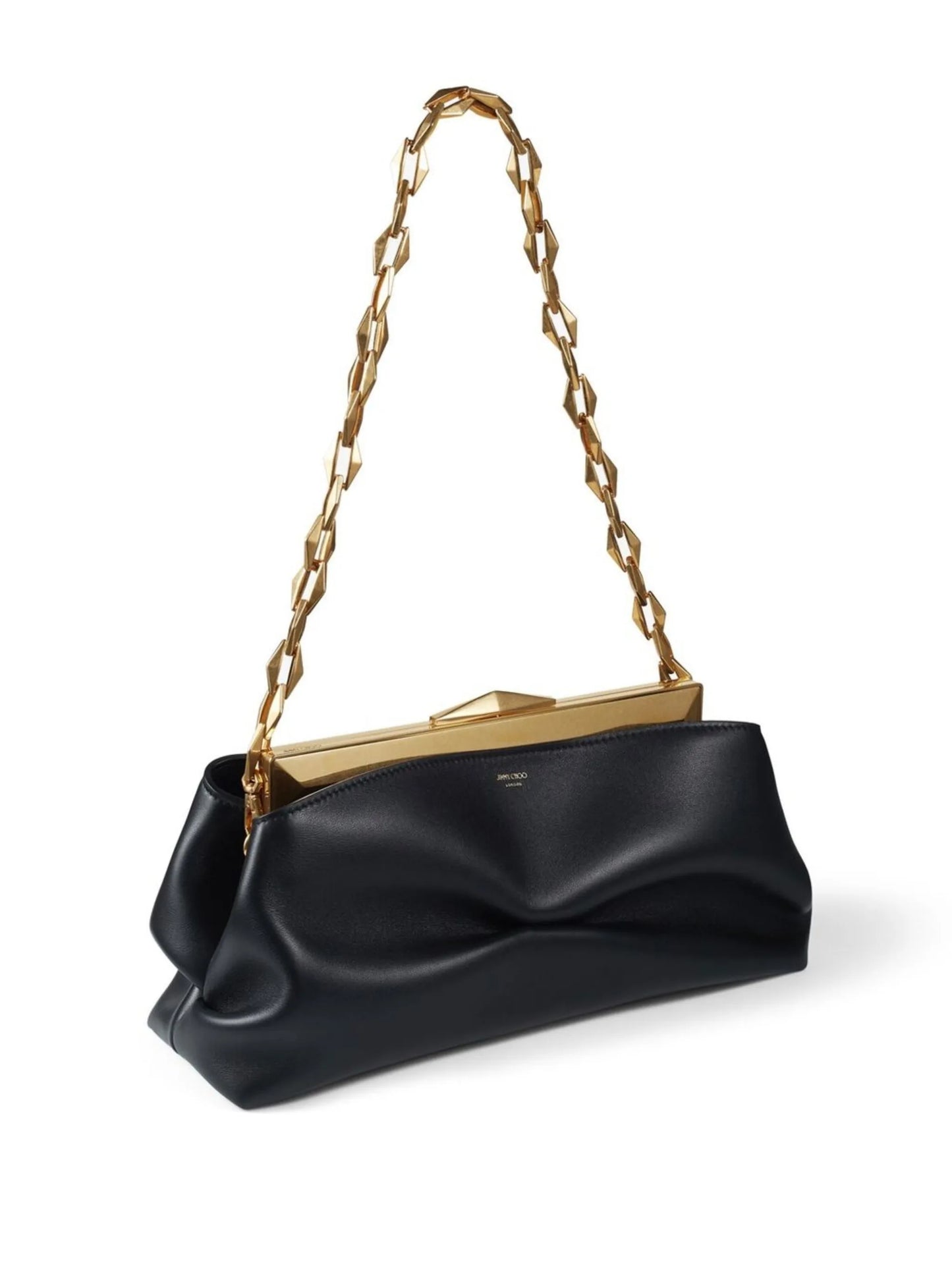 diamond frame clutch bag