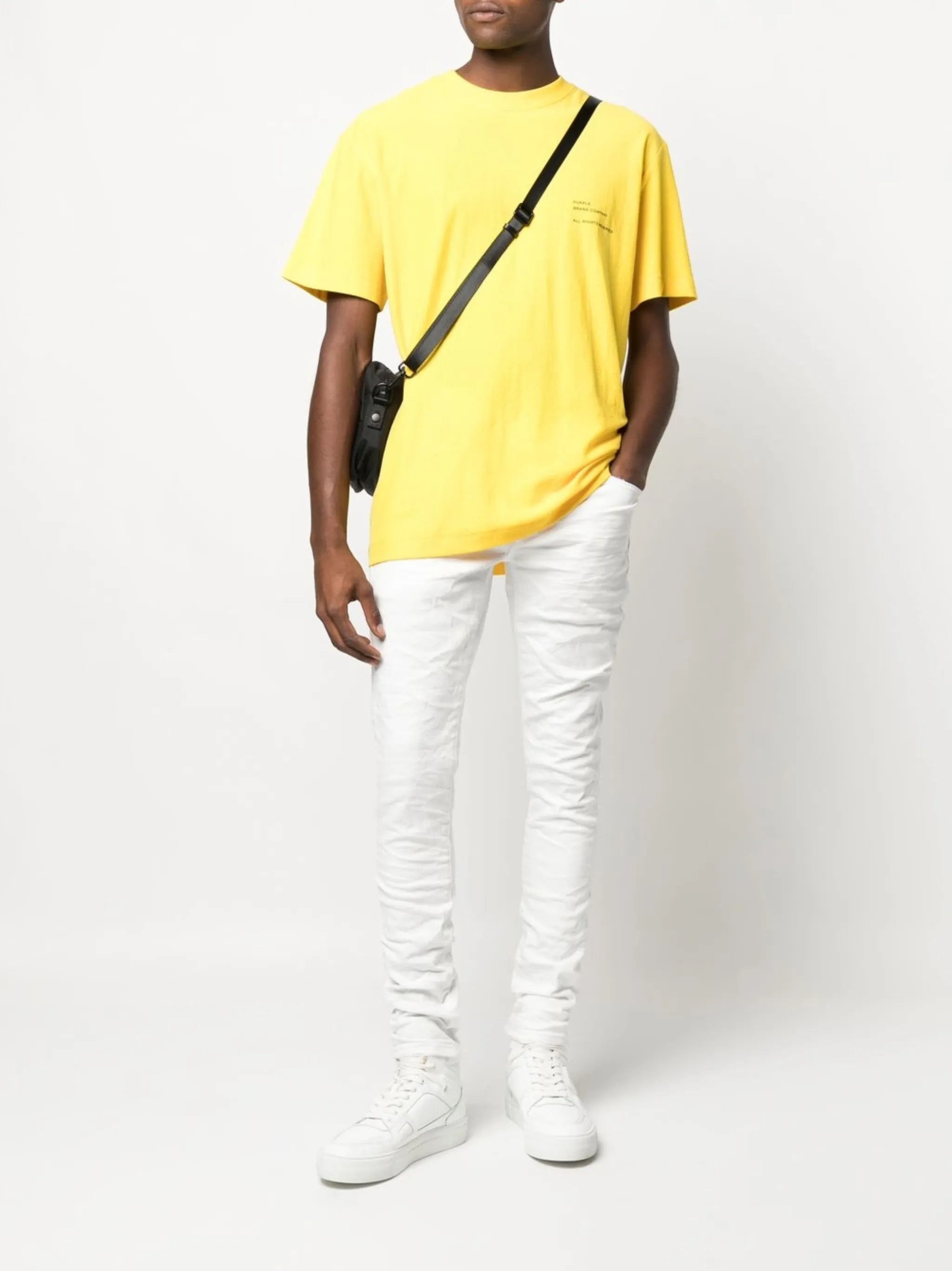 logo-patch skinny-cut jeans