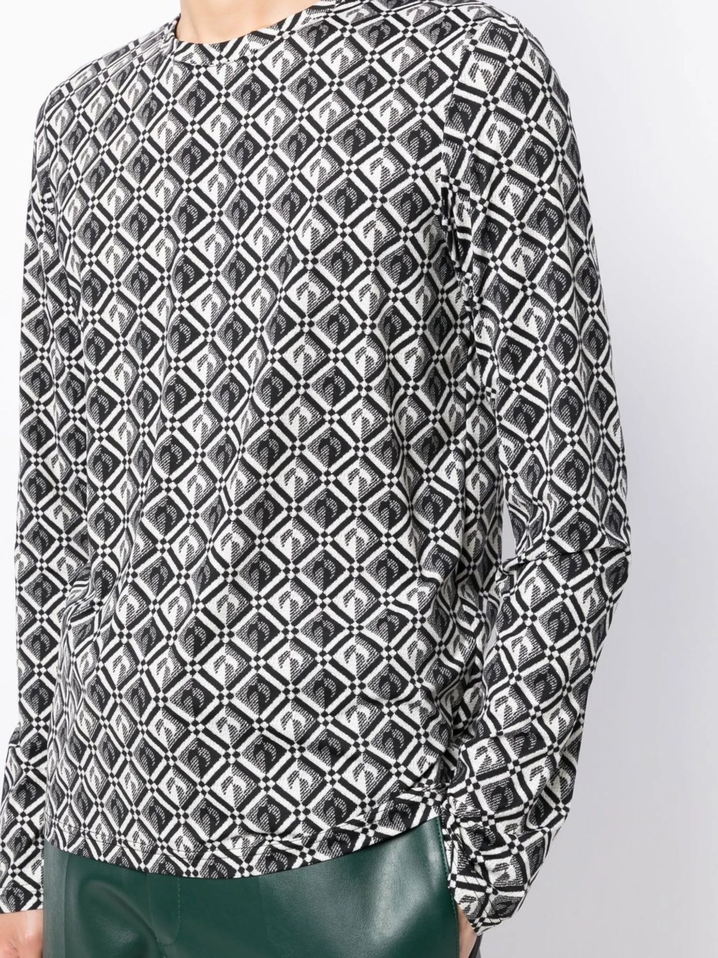 crescent moon print T-shirt