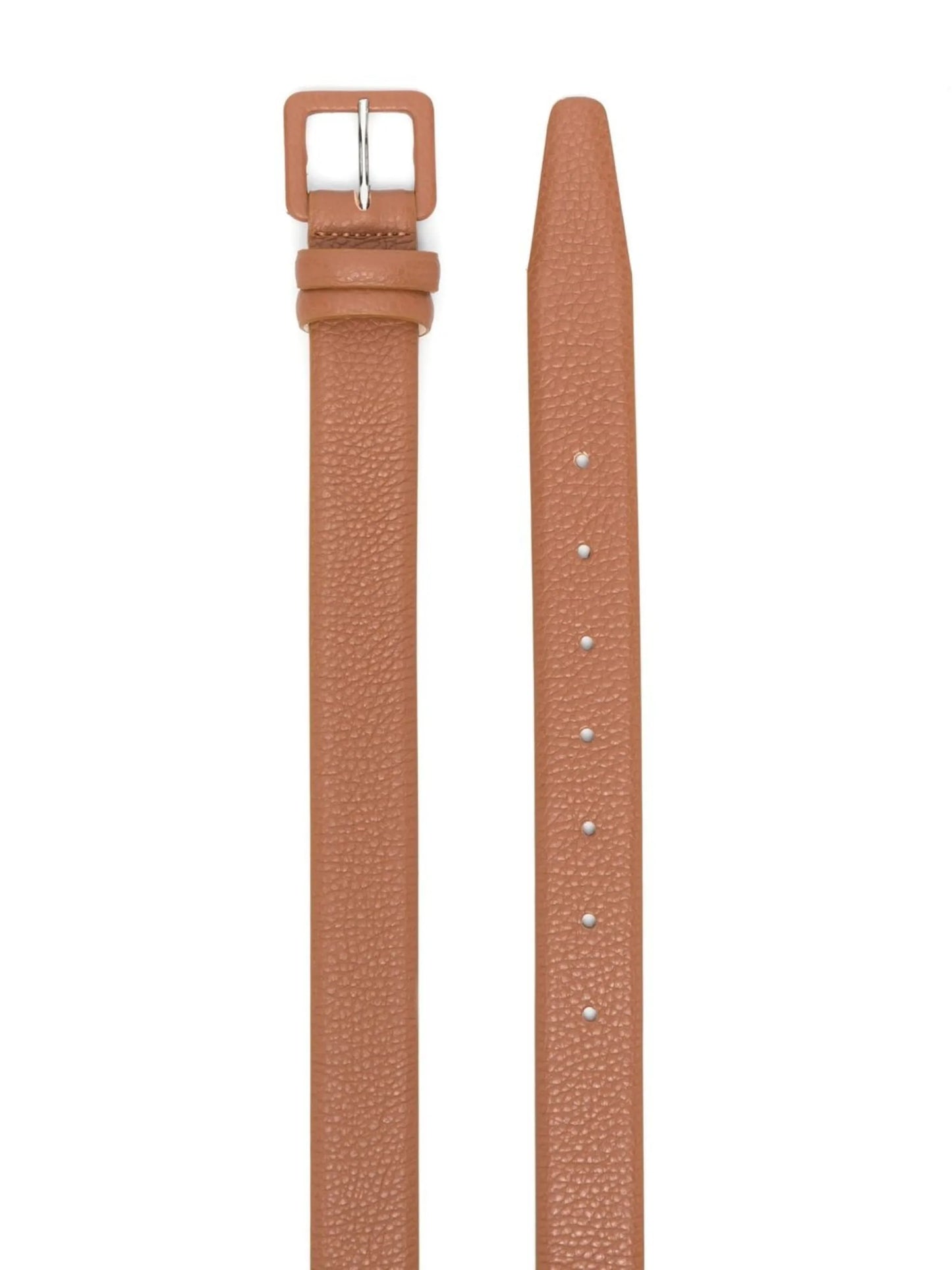 grained-leather belt