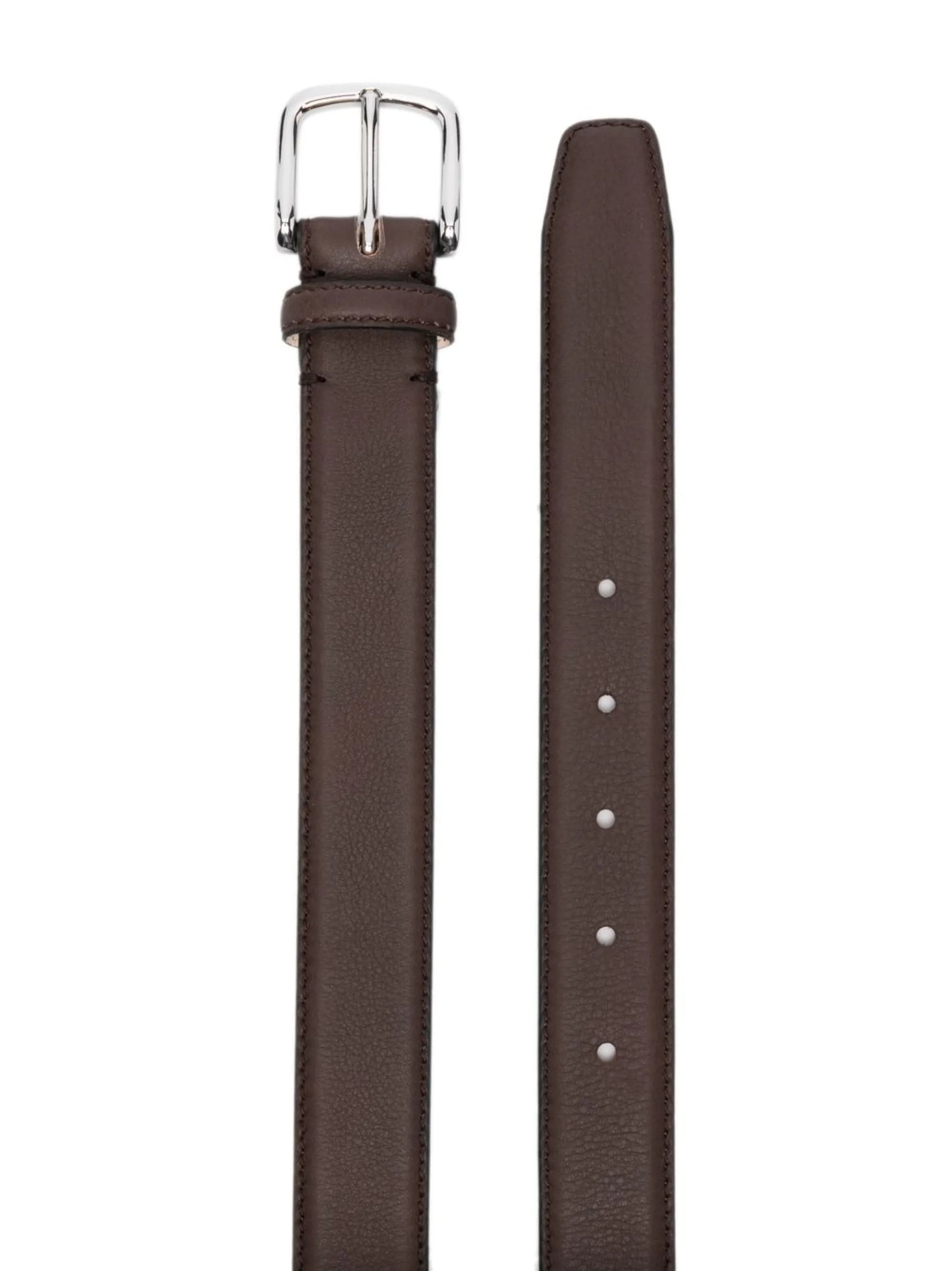 polished-buckle detail belt