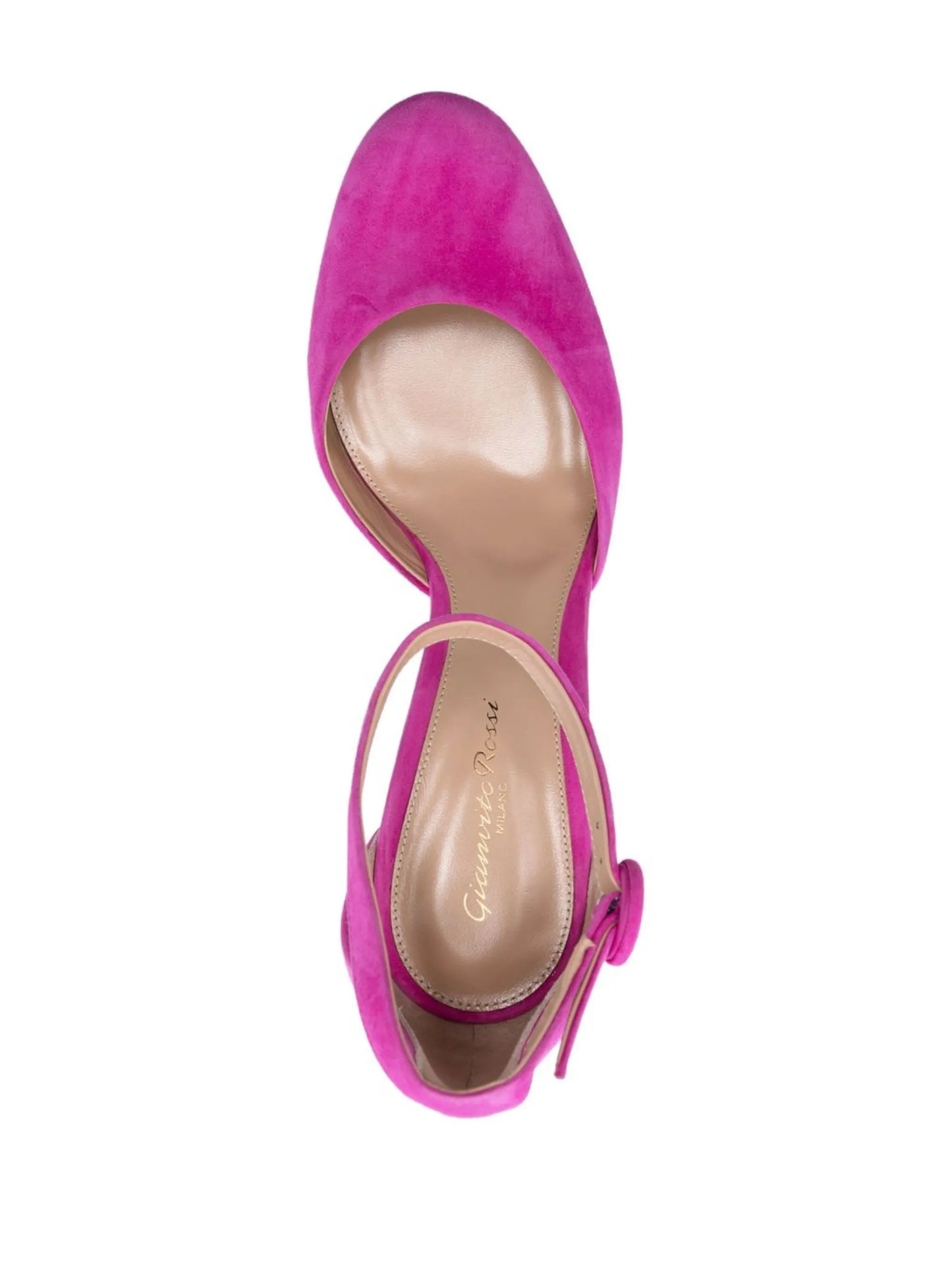 Holly D'Orsay 120mm suede platform pumps