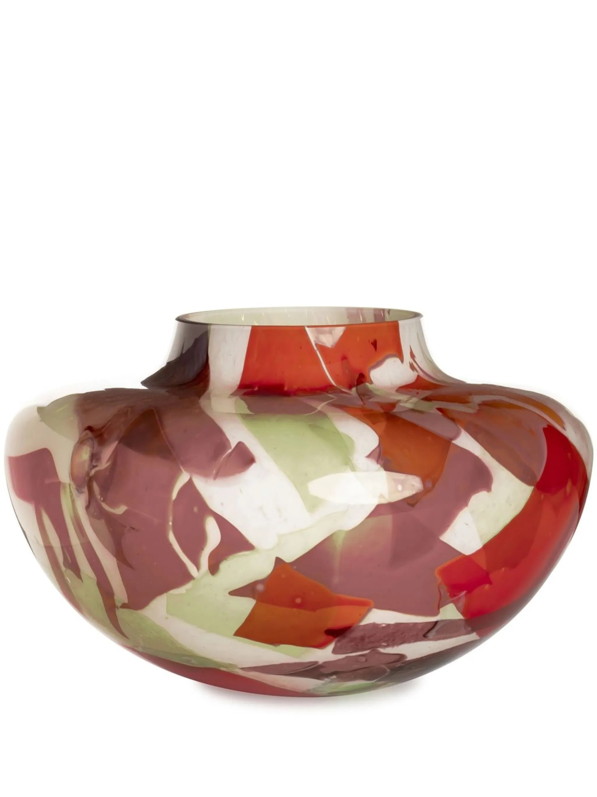 Nougat Spring Olla Murano glass vase