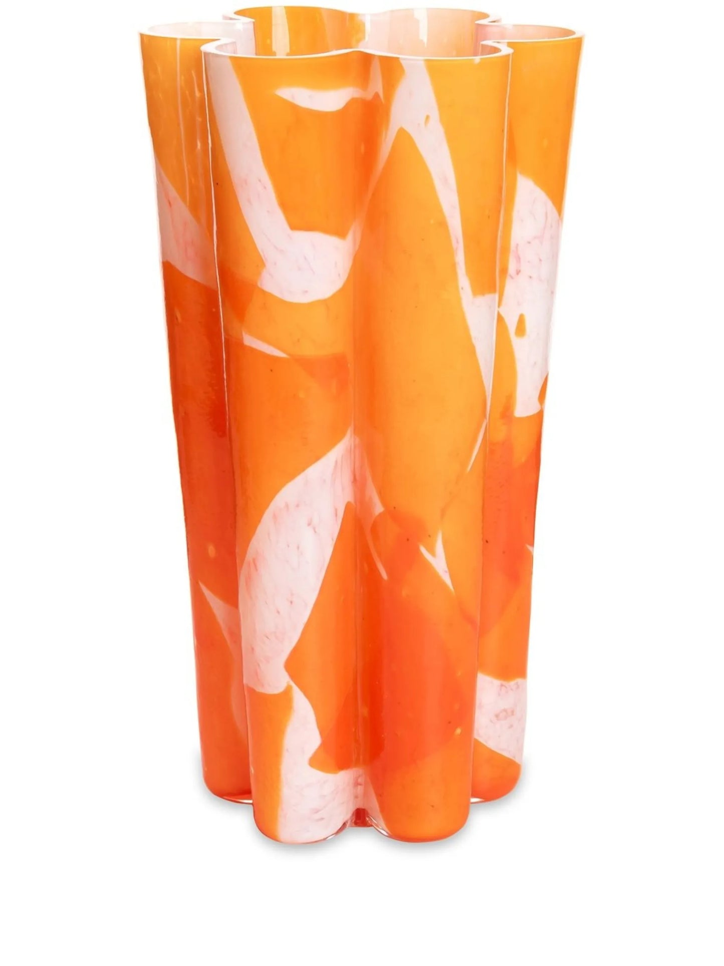 Murano glass bucket vase