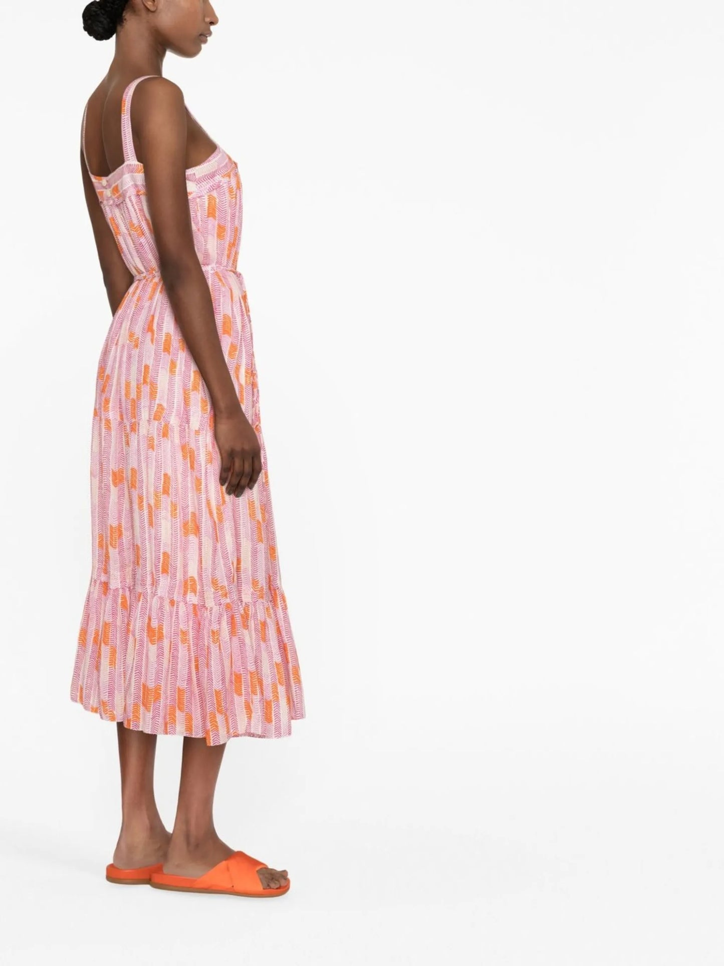Gigi Sweepy midi-dress