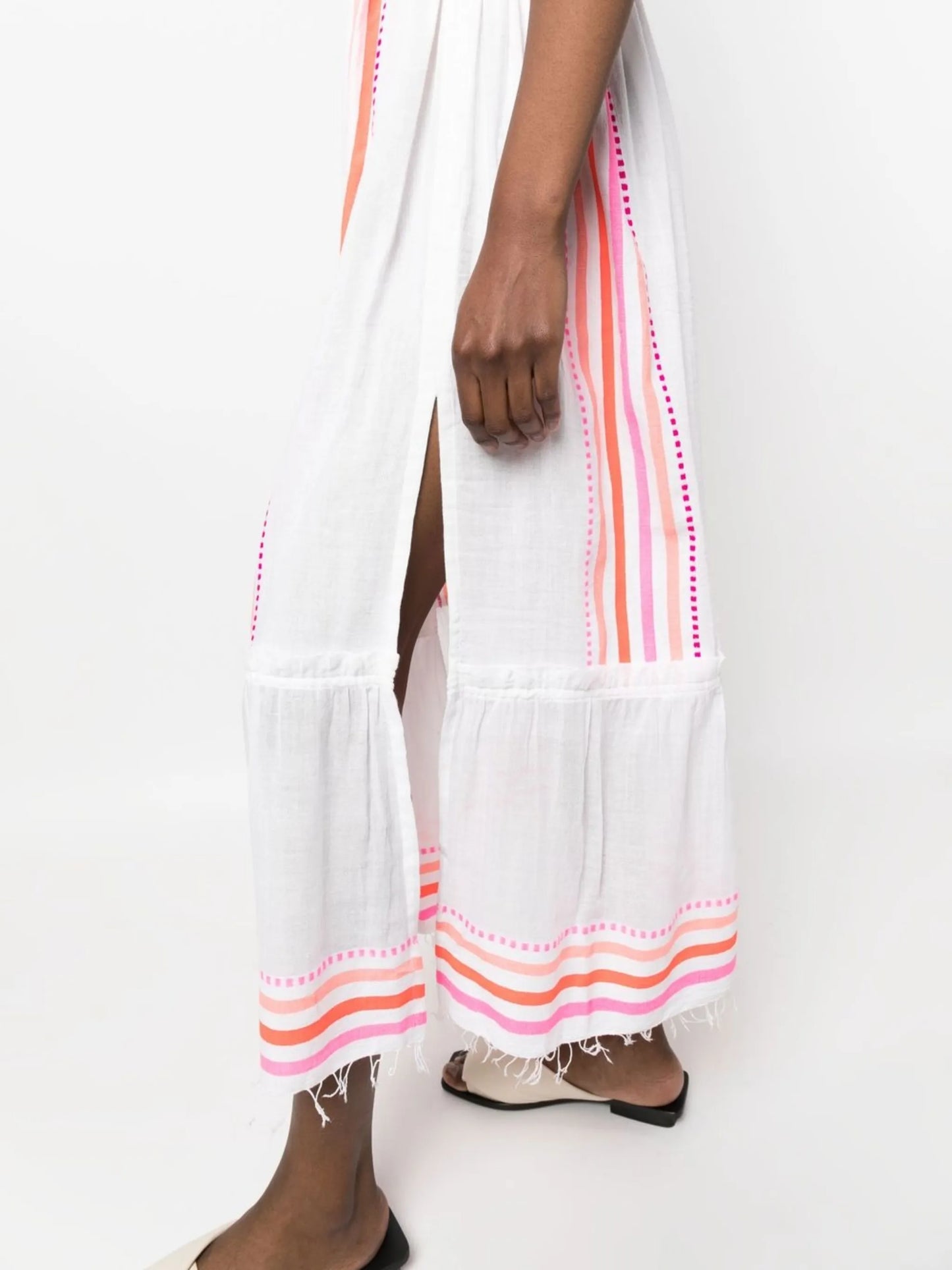Eshe stripe-print dress