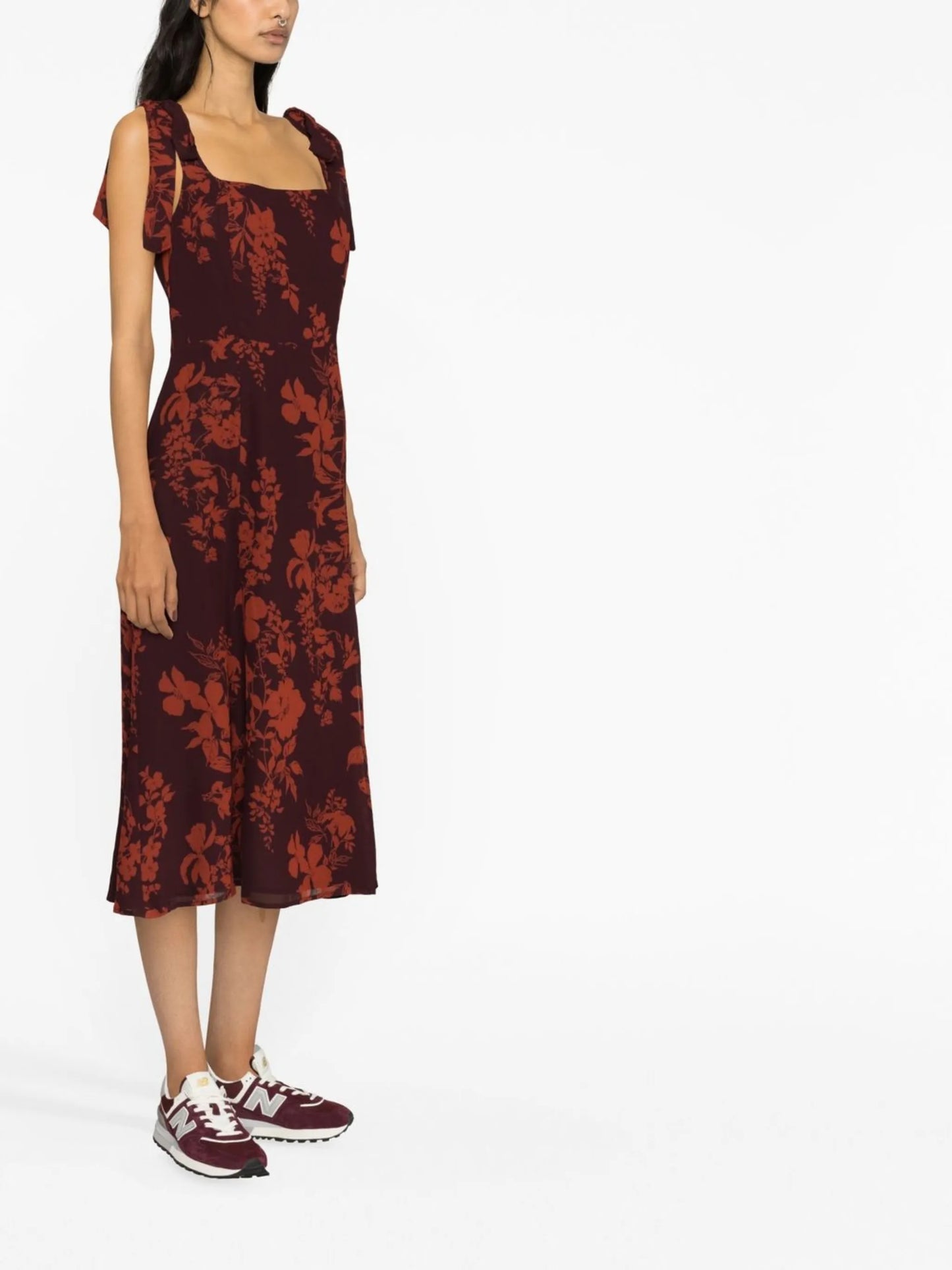 Twilight square-neck dress