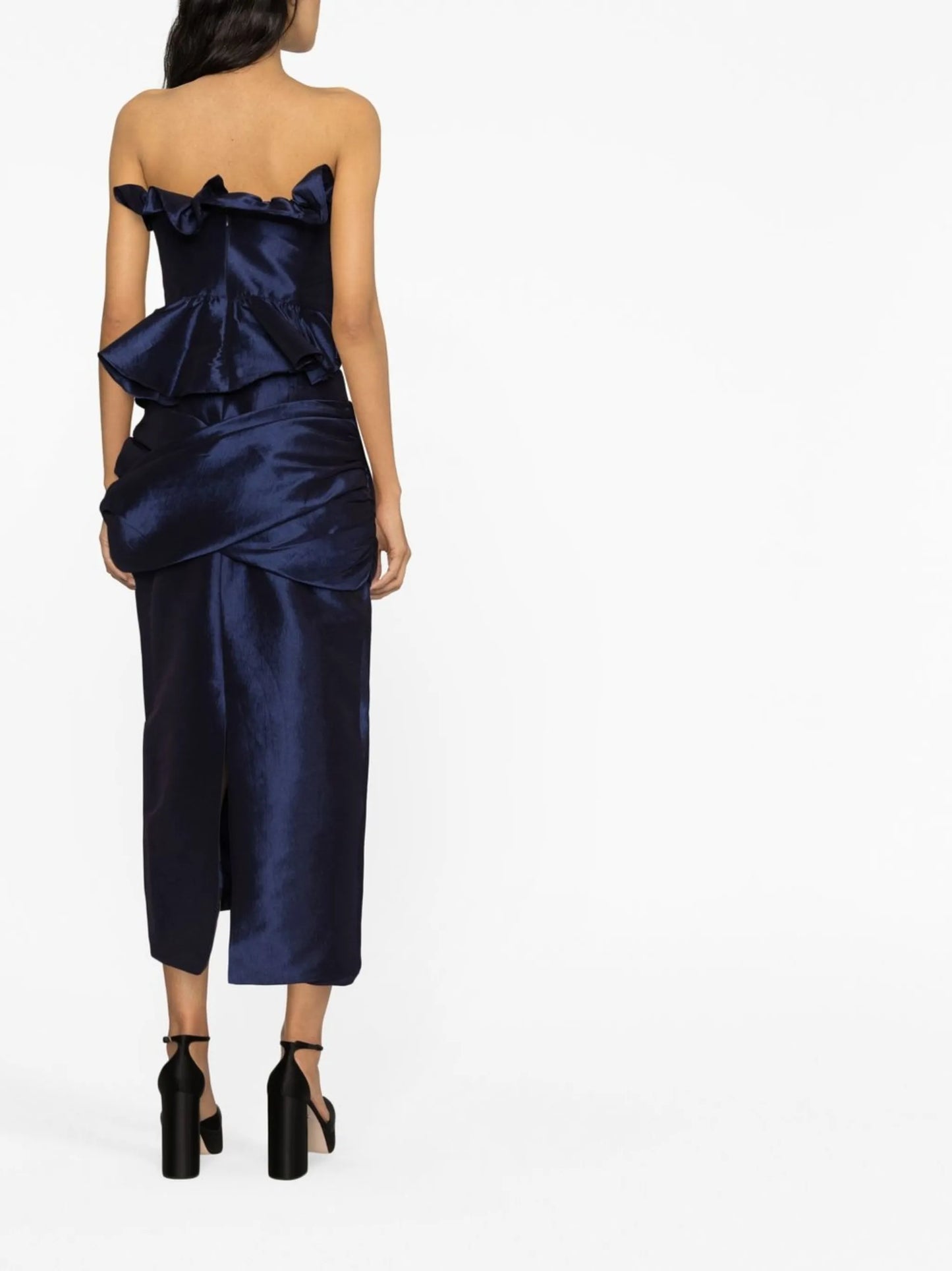 Jette taffeta strapless top