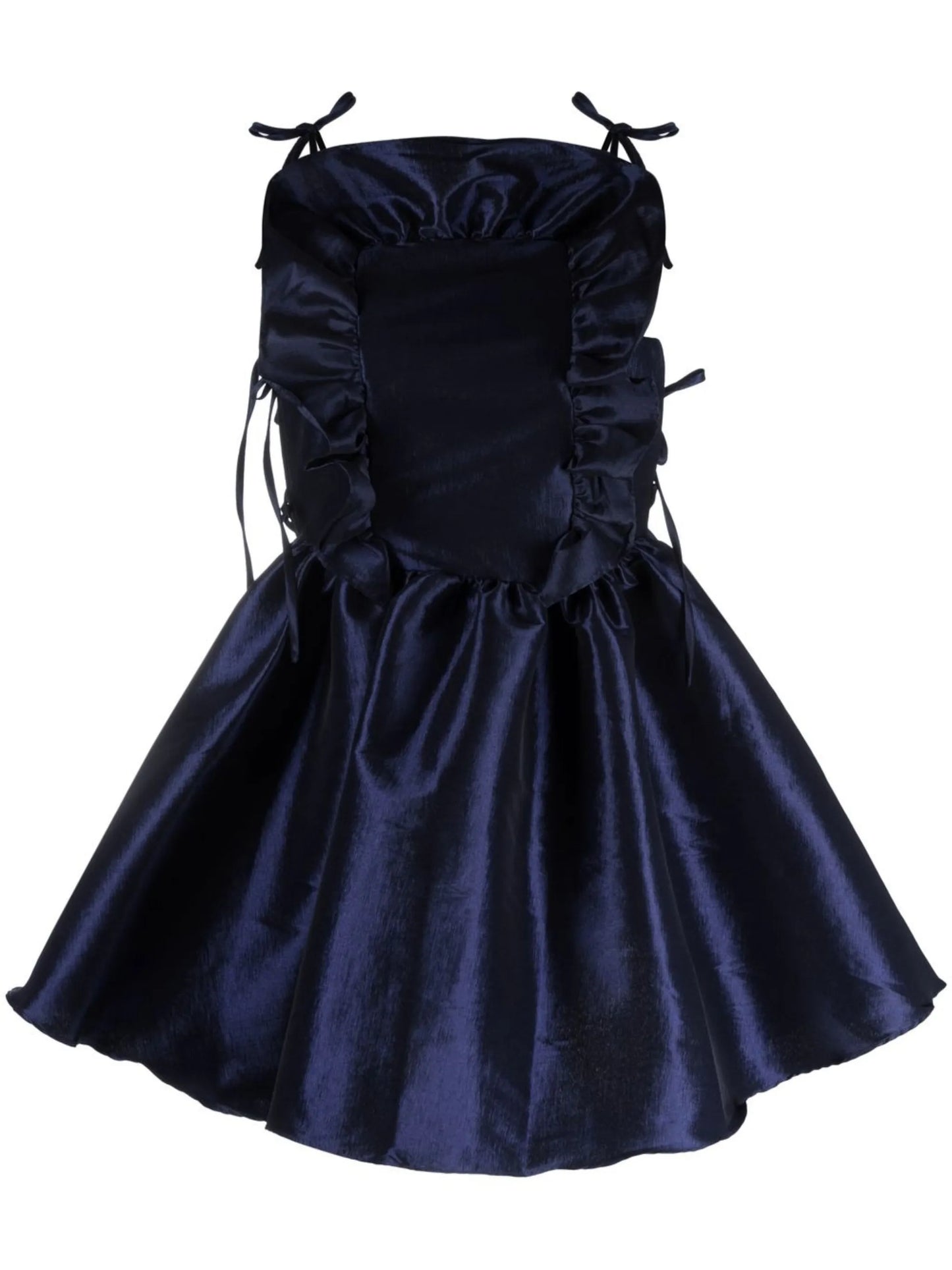 Chiara ruffle taffeta dress