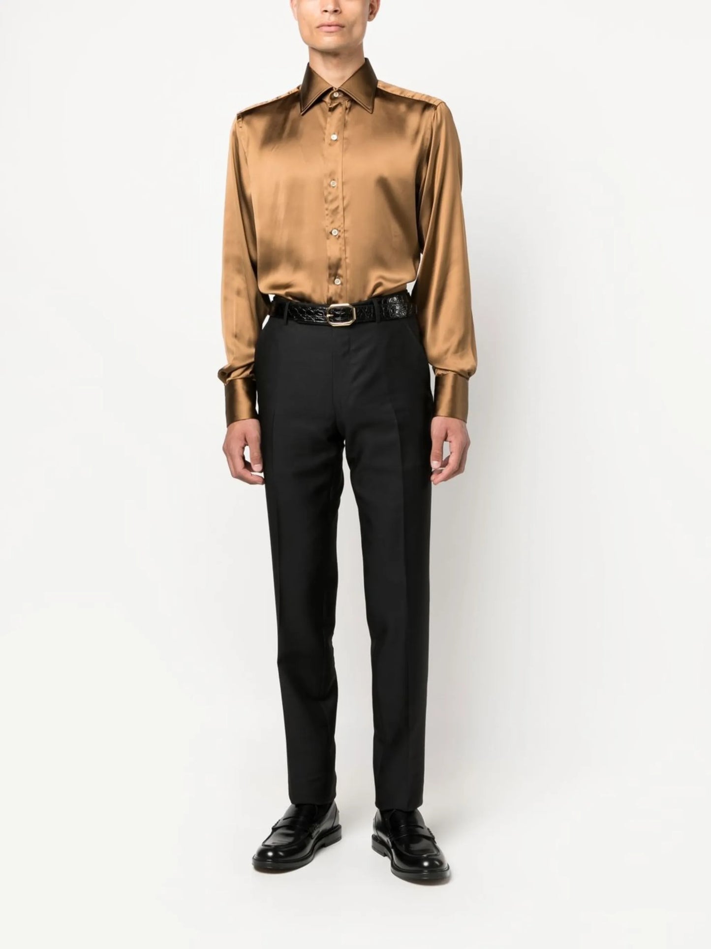 fitted-cuff shirt