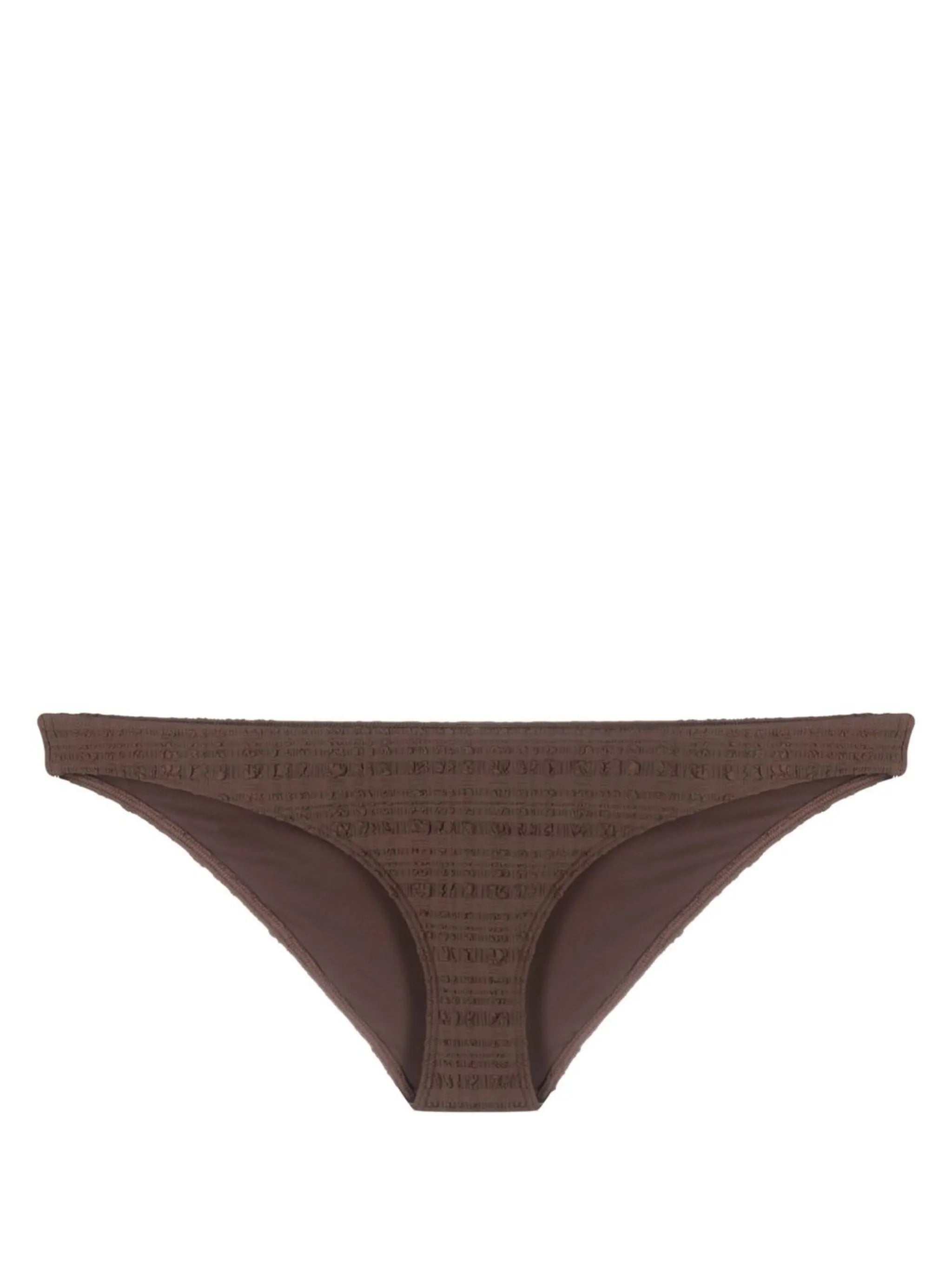 textured bikini bottoms