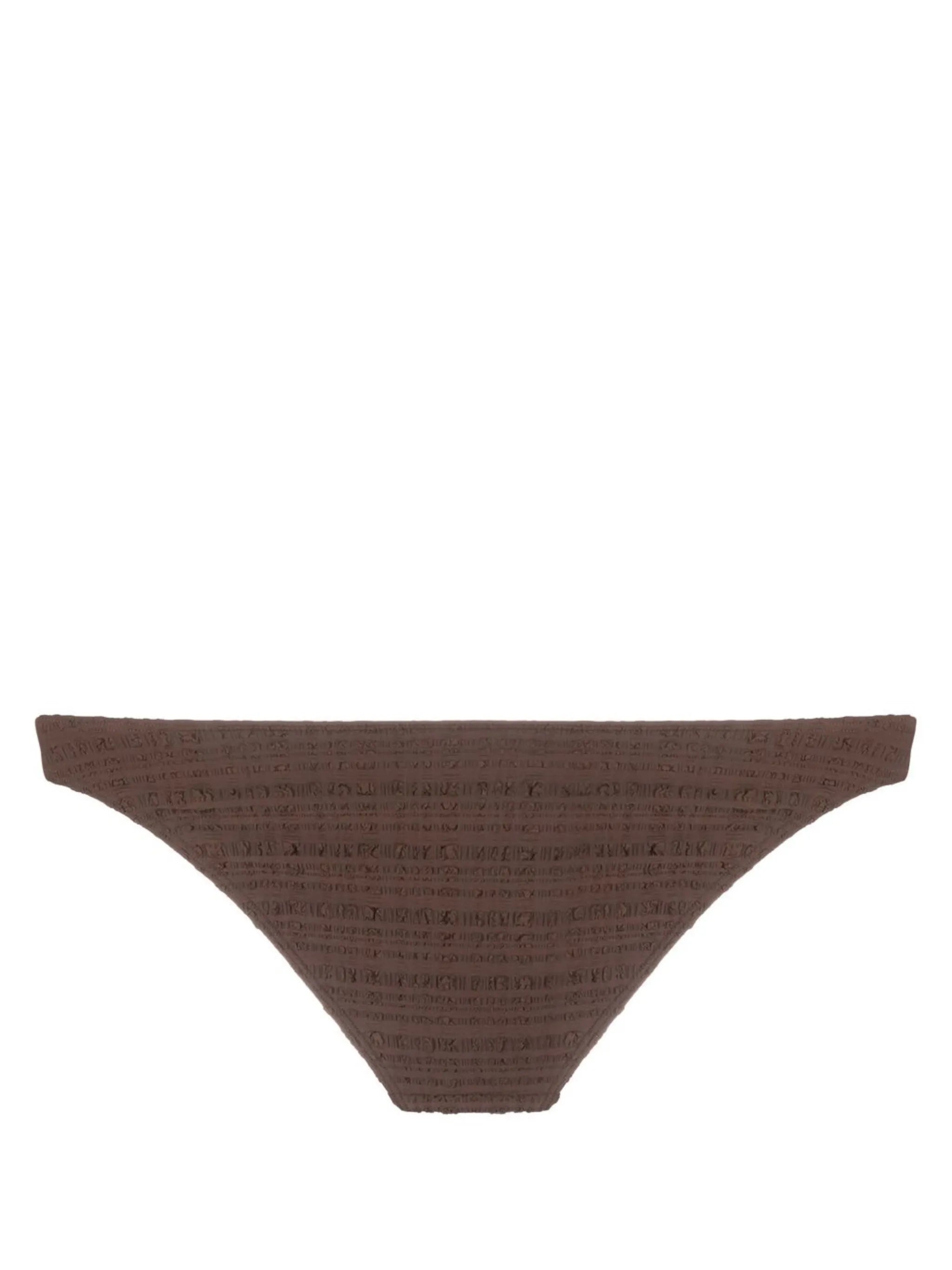 textured bikini bottoms