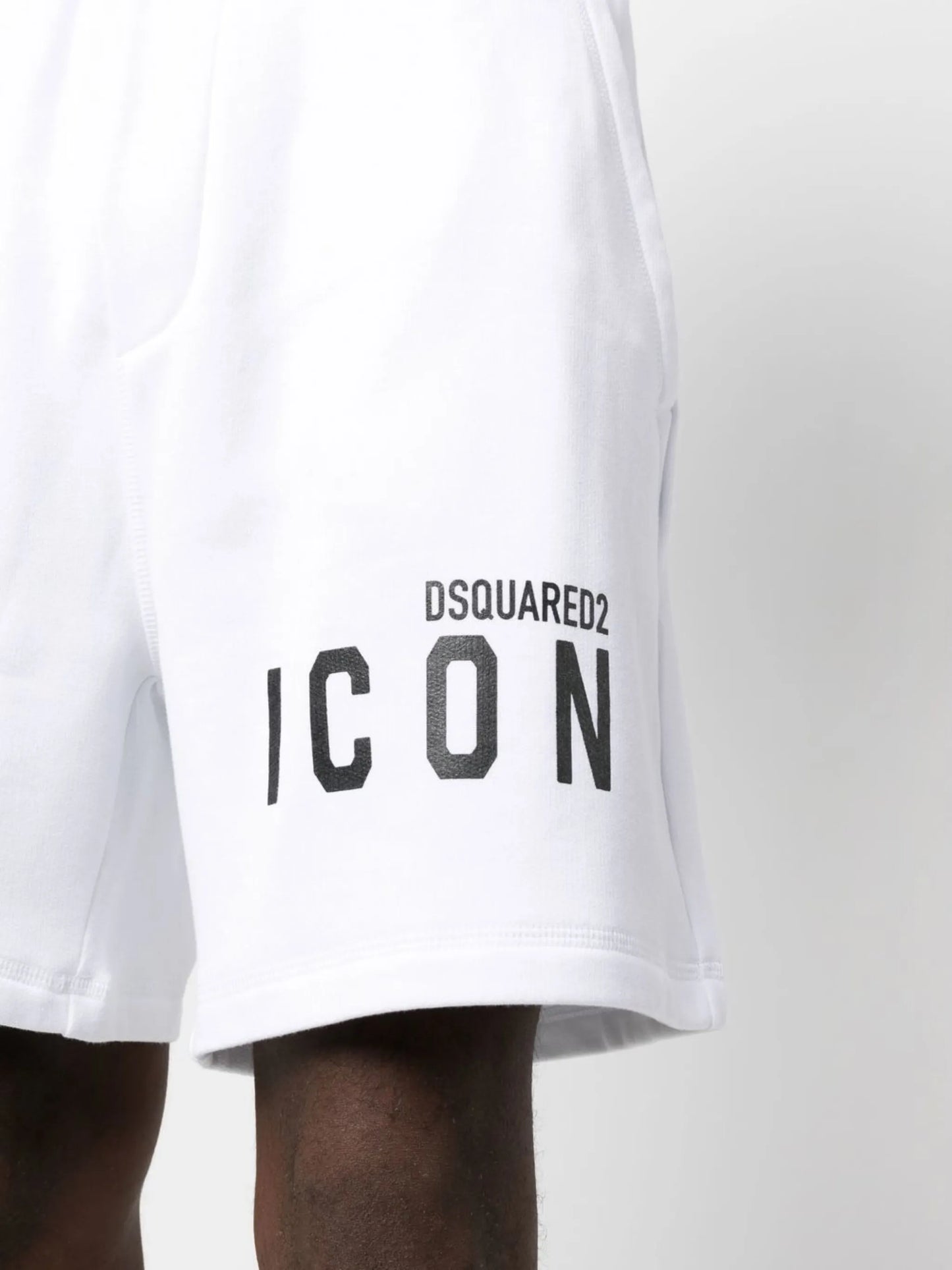 logo-print track shorts